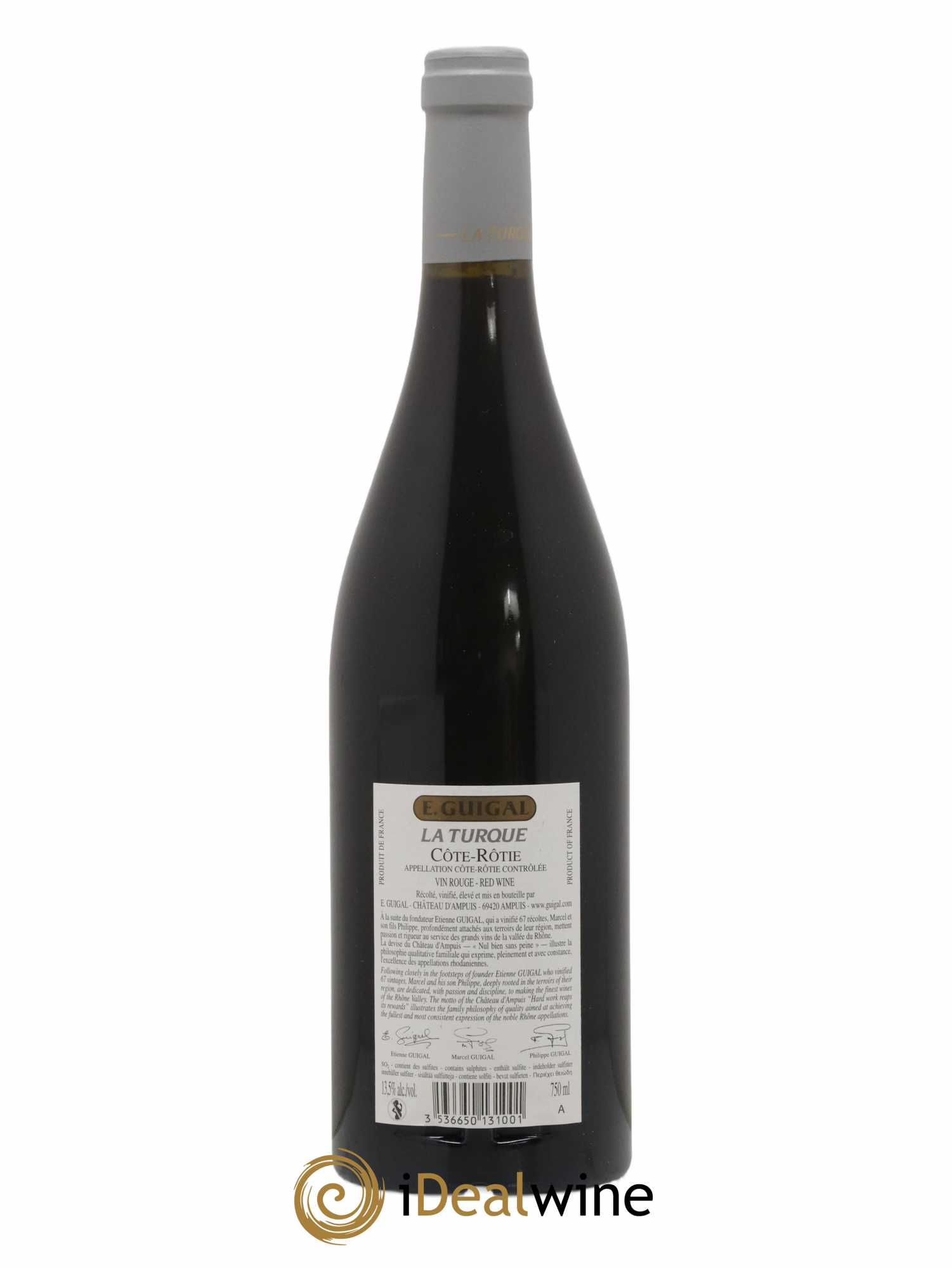 Côte-Rôtie La Turque Guigal 2012 - Lot of 1 bottle - 1