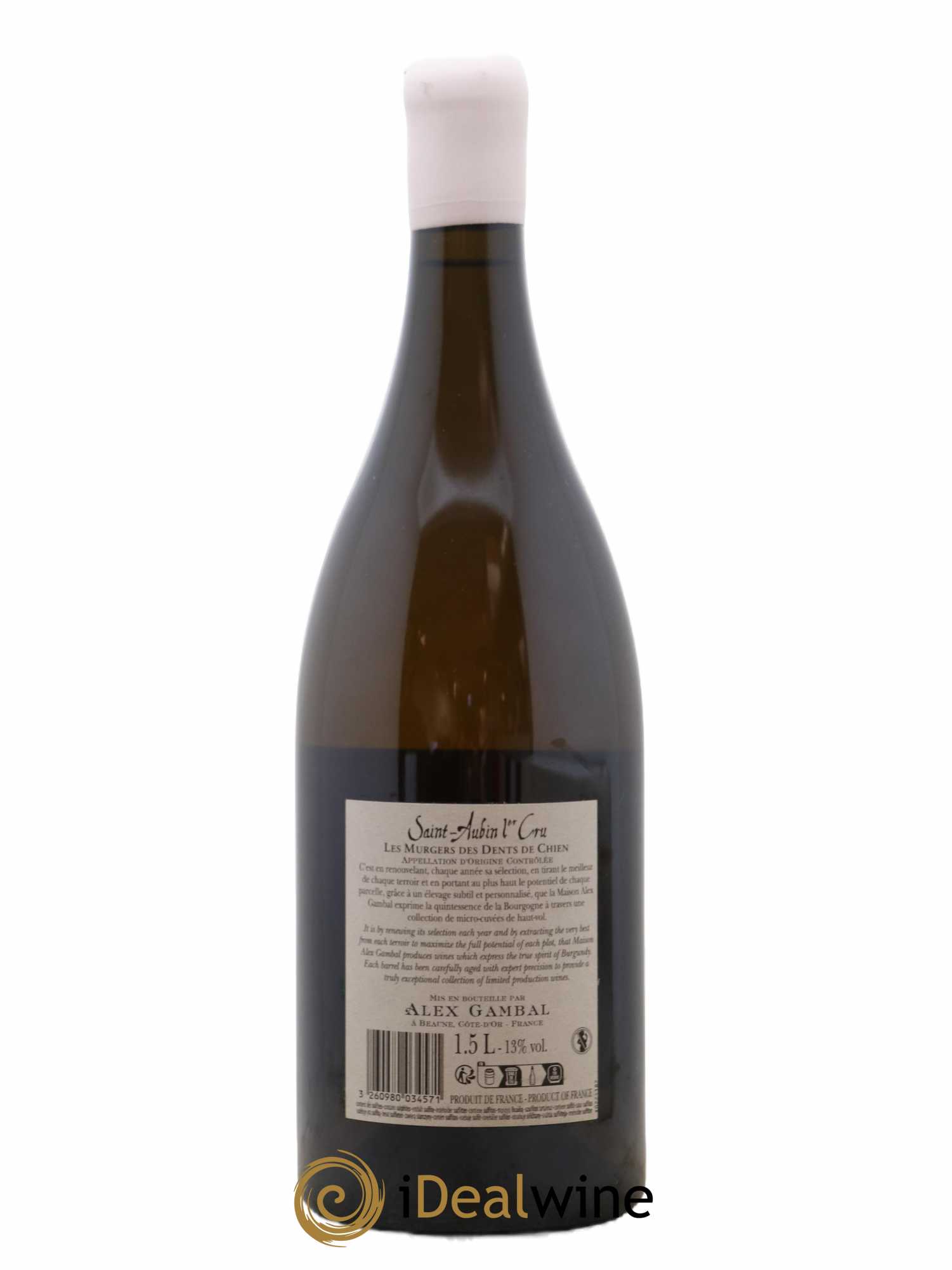 Saint-Aubin 1er Cru Les Murgers des Dents de Chien Alex Gambal (Domaine) 2016 - Lot de 1 magnum - 1