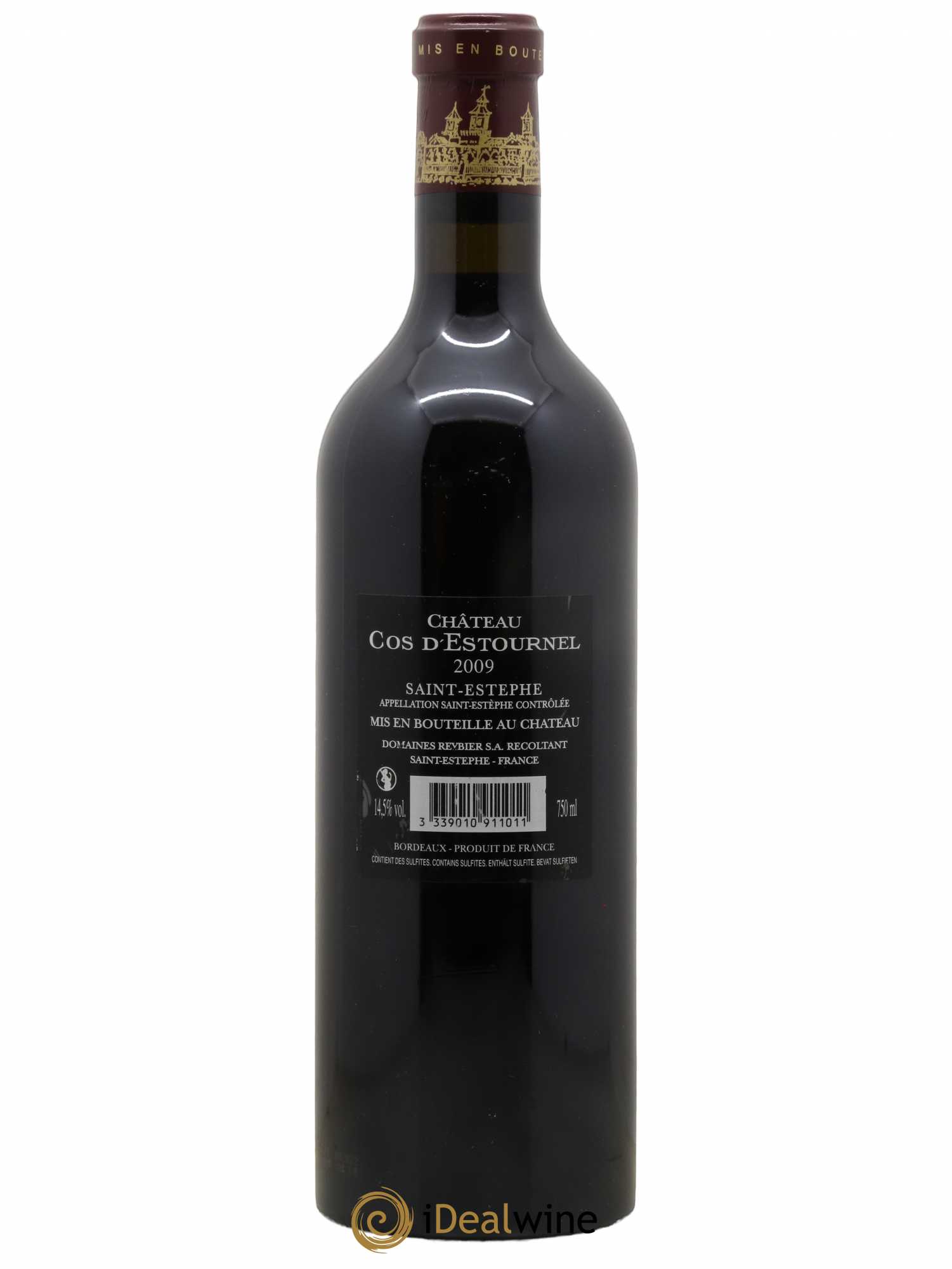 Cos d'Estournel 2ème Grand Cru Classé 2009 - Lot de 1 bouteille - 1
