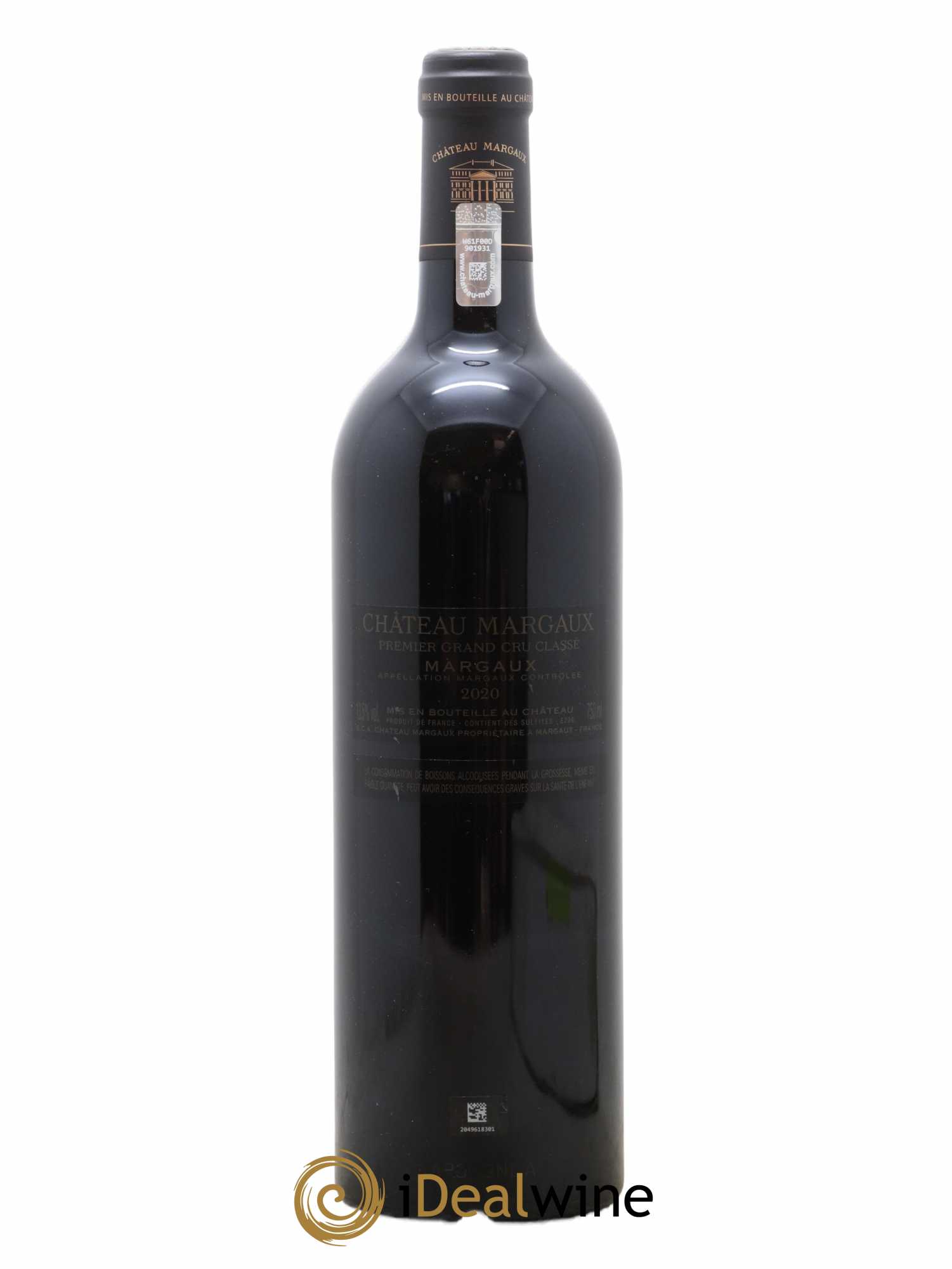 Château Margaux 1er Grand Cru Classé 2020 - Lot de 1 bouteille - 1