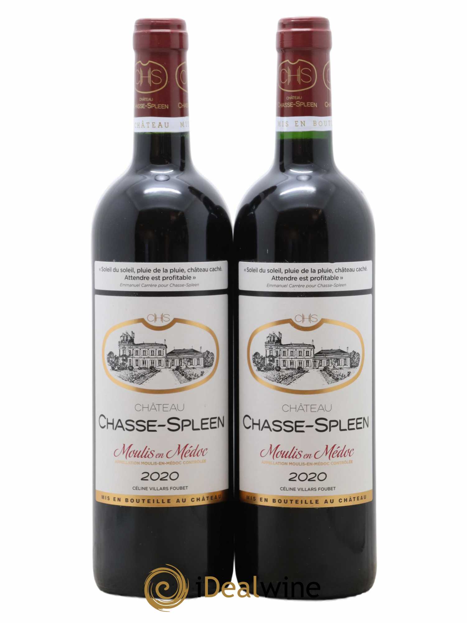 Château Chasse Spleen 2020 - Lot de 2 bouteilles - 0