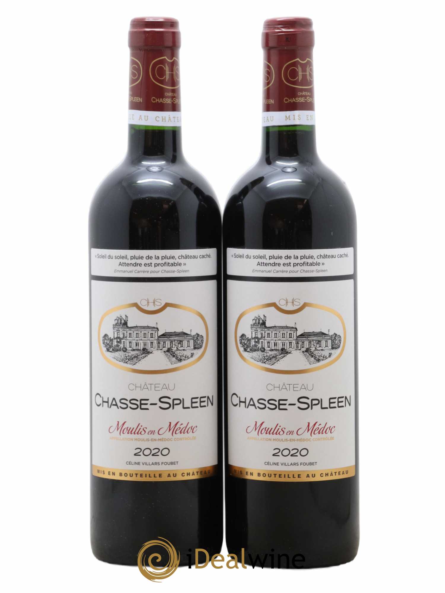 Château Chasse Spleen 2020 - Lot de 2 bouteilles - 0