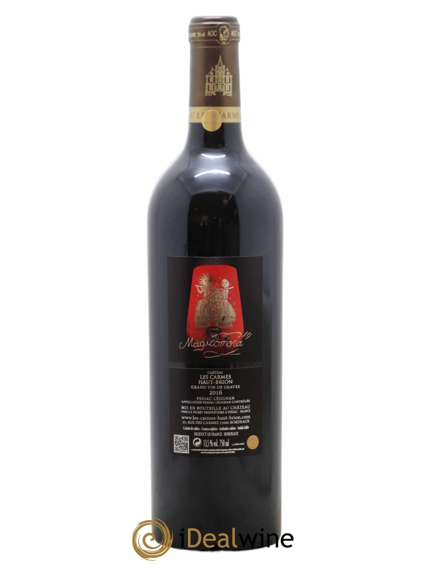 Château Les Carmes Haut-Brion 2016 - Lot de 1 bouteille - 1