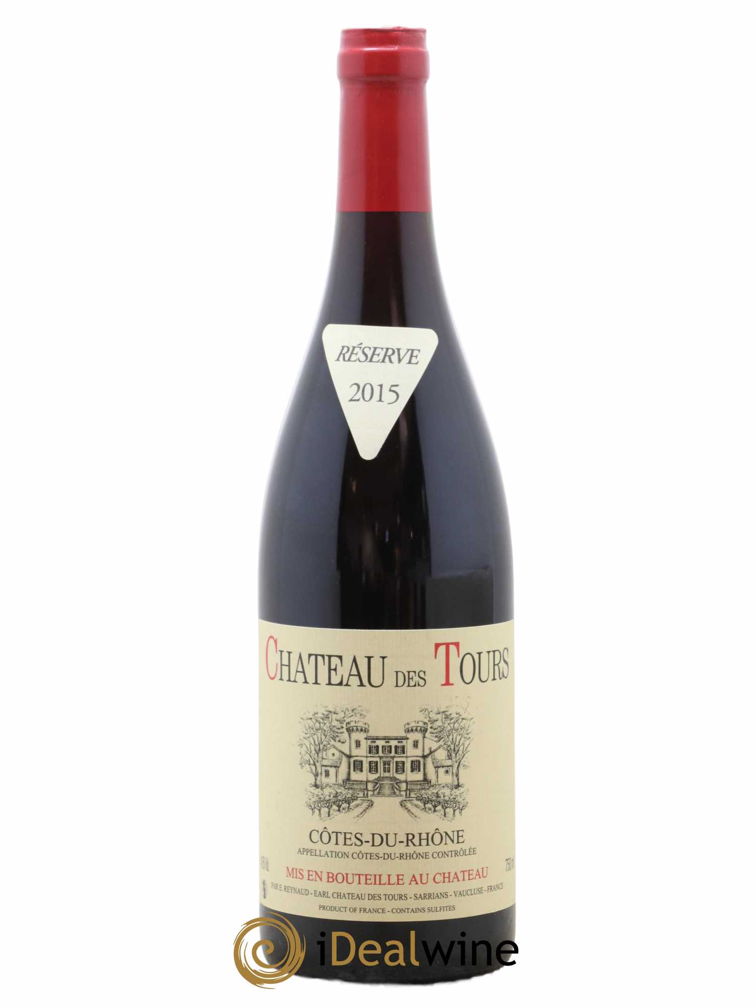 Côtes-du-Rhône Château des Tours Emmanuel Reynaud 2015 - Lot de 1 bouteille - 0