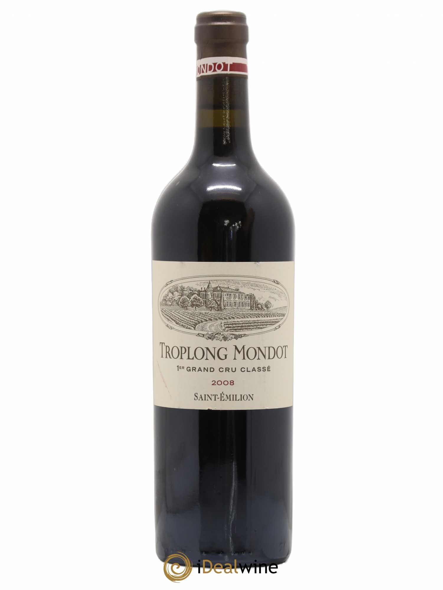 Château Troplong Mondot 1er Grand Cru Classé B 2008 - Lot de 1 bouteille - 0