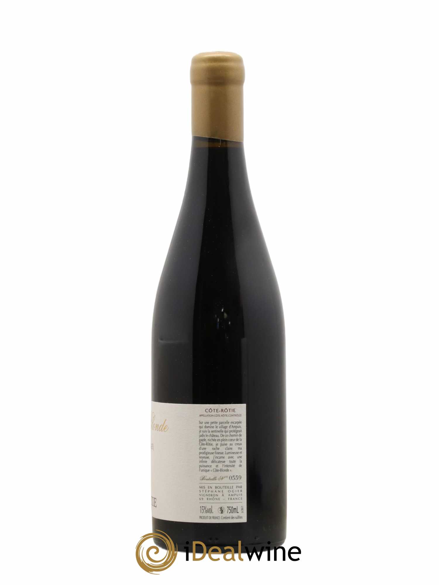 Côte-Rôtie Côte Blonde Stéphane Ogier 2017 - Lot de 1 bouteille - 1