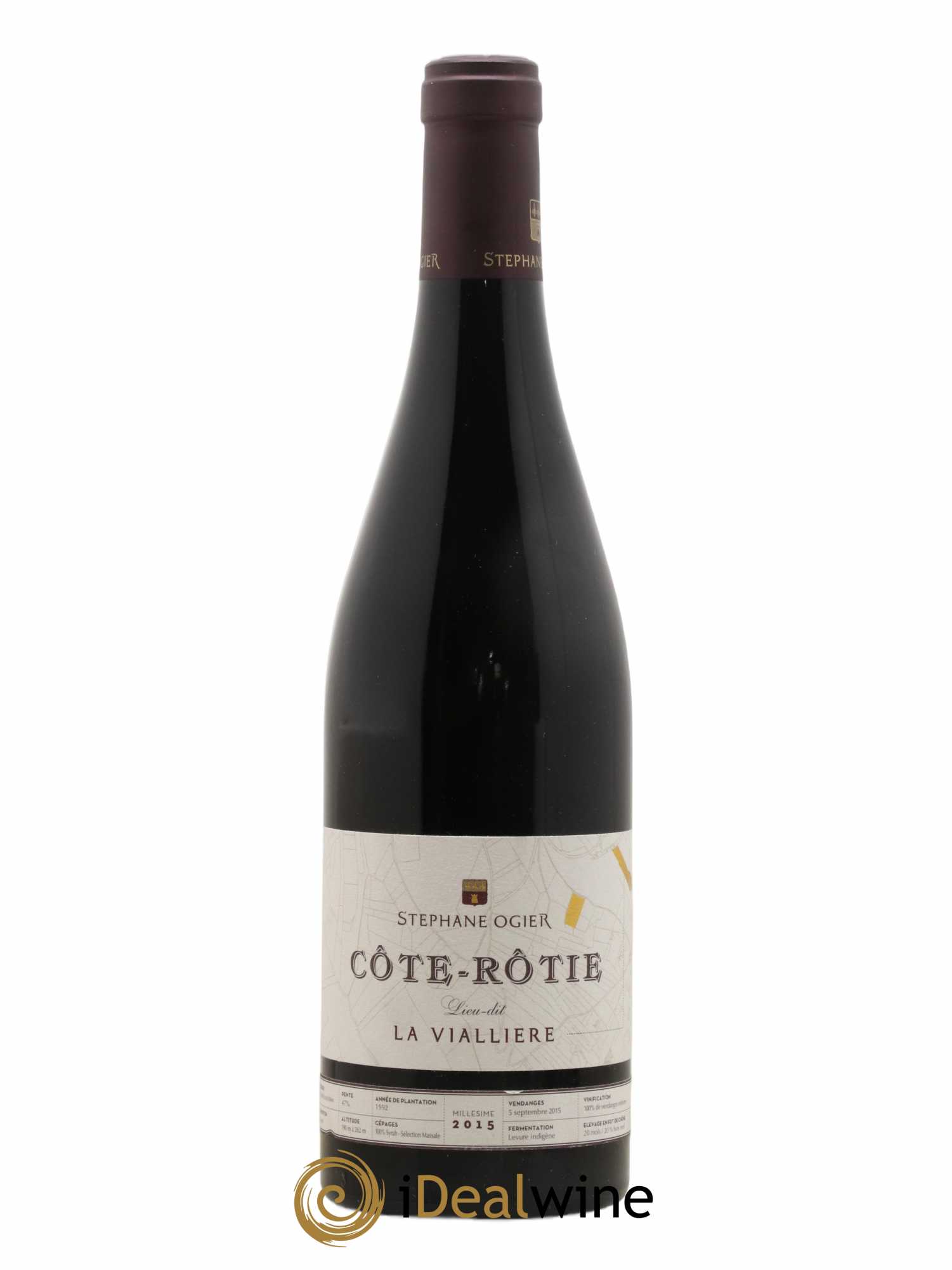 Côte-Rôtie Viallière Stéphane Ogier 2015 - Lot de 1 bouteille - 0