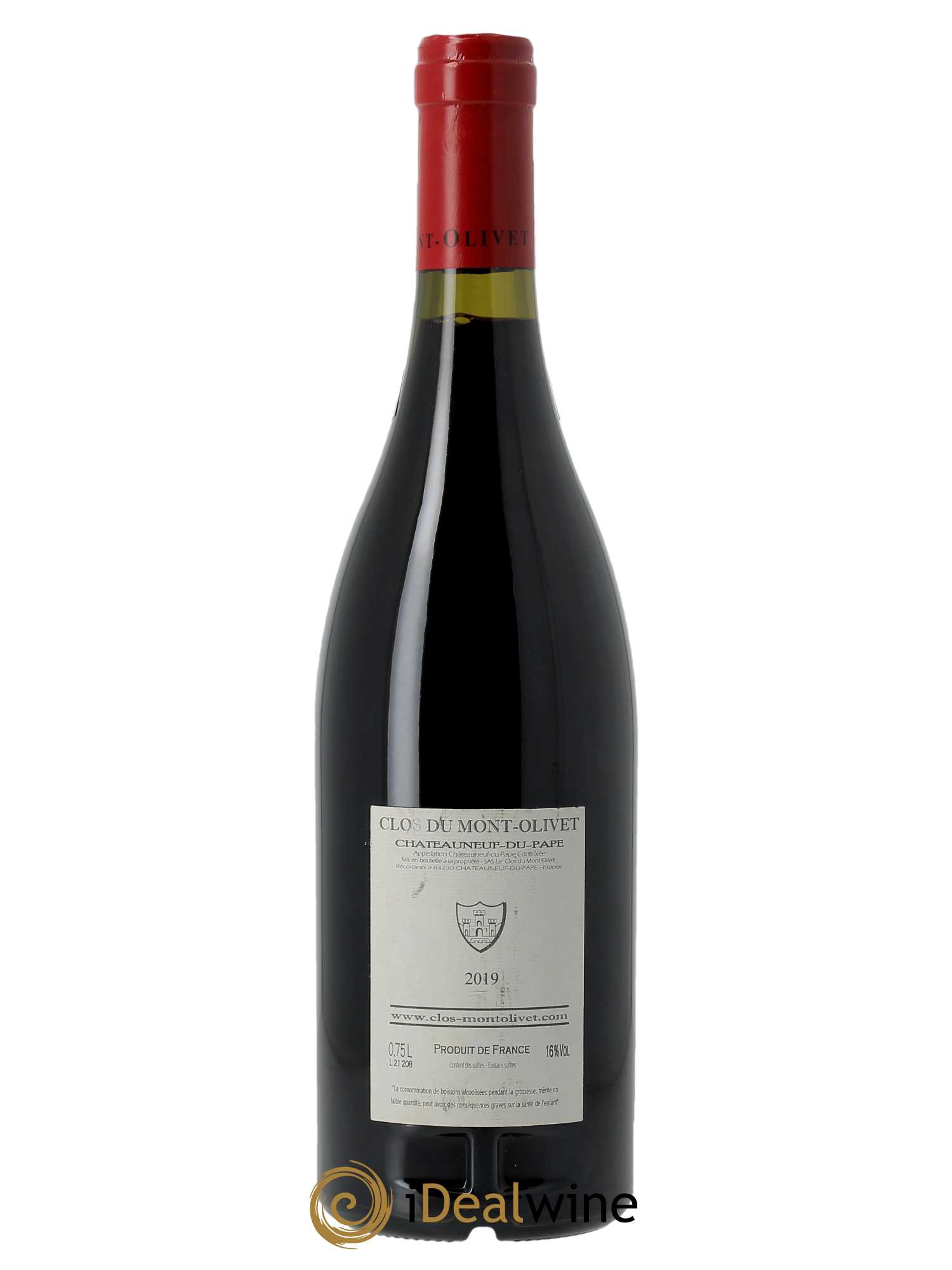 Châteauneuf-du-Pape Cuvée du Papet Clos du Mont-Olivet 2019 - Lot de 1 bouteille - 1