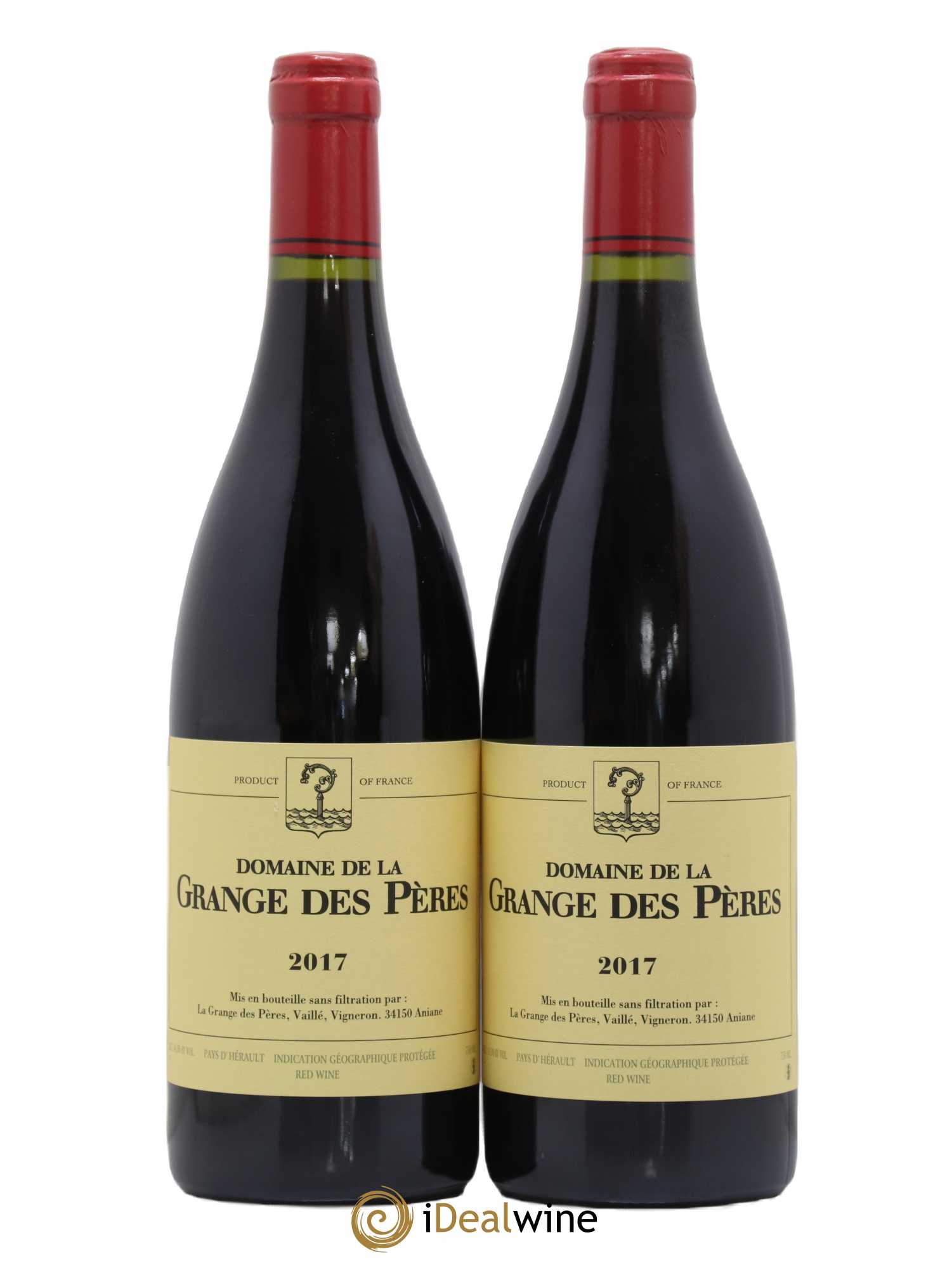 Pays d'Hérault Grange des Pères Laurent Vaillé 2017 - Lot de 2 bouteilles - 0