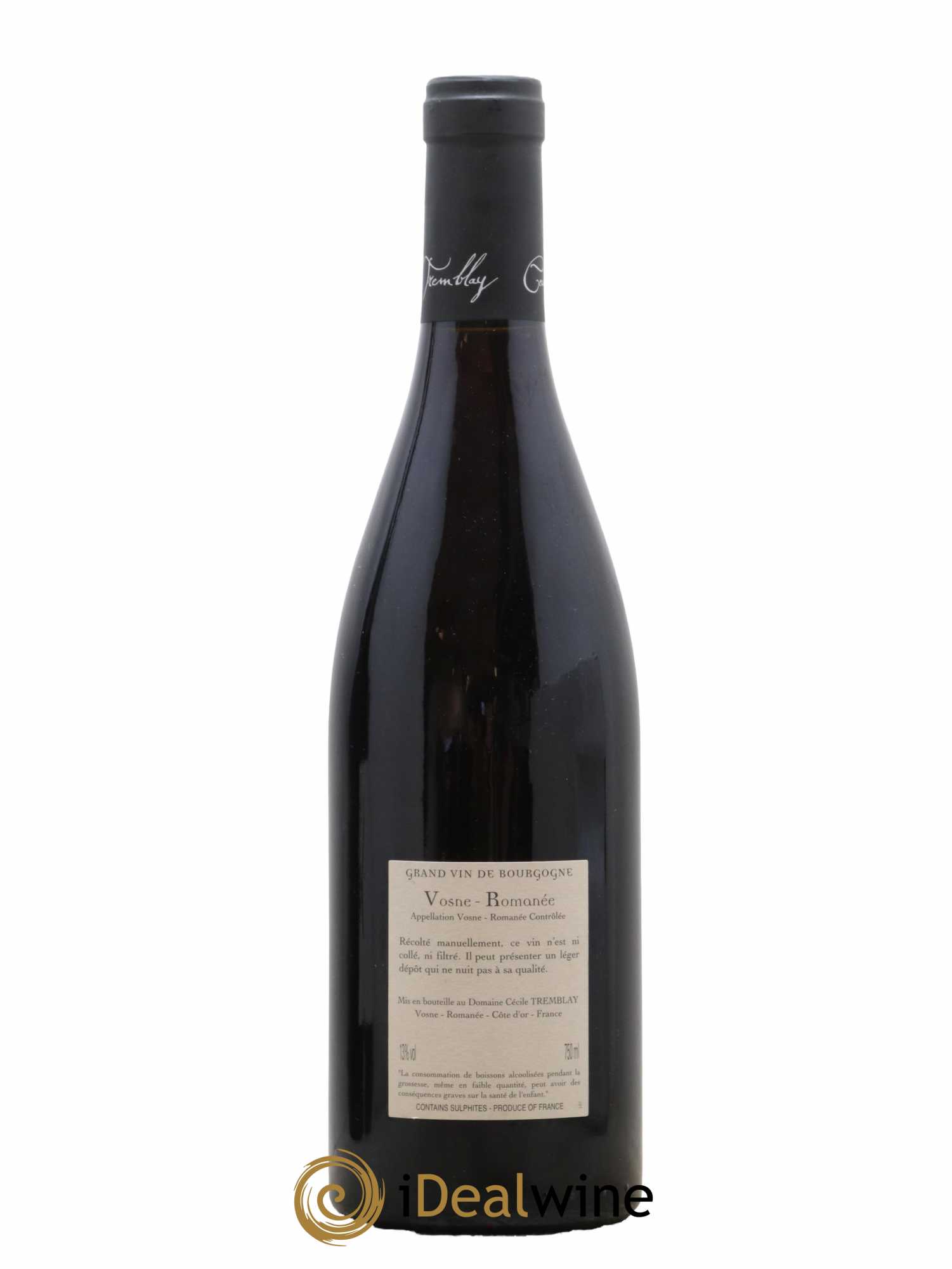 Vosne-Romanée Vieilles Vignes Cécile Tremblay 2017 - Lot de 1 bouteille - 1