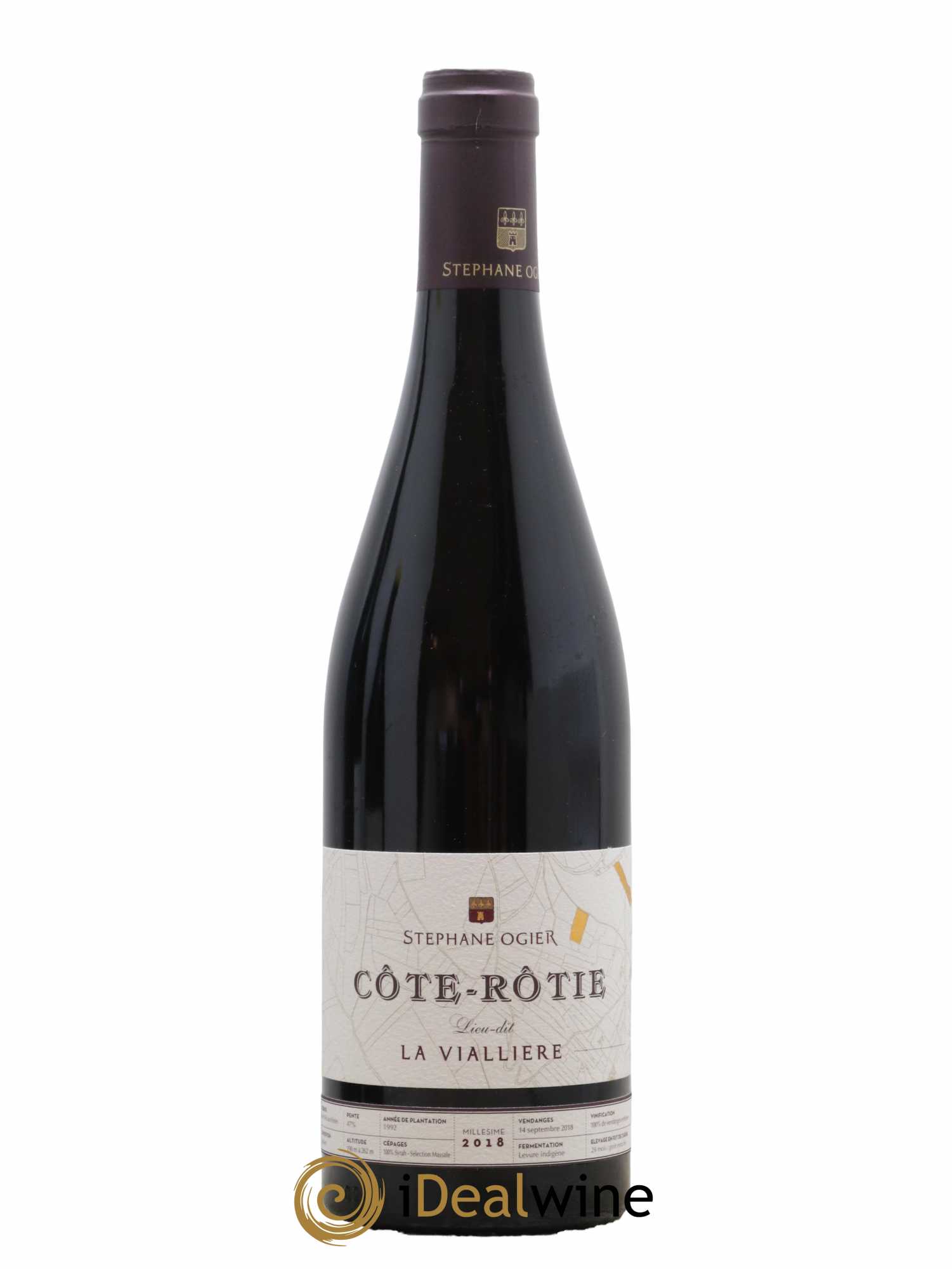 Côte-Rôtie Viallière Stéphane Ogier 2018 - Lot de 1 bouteille - 0