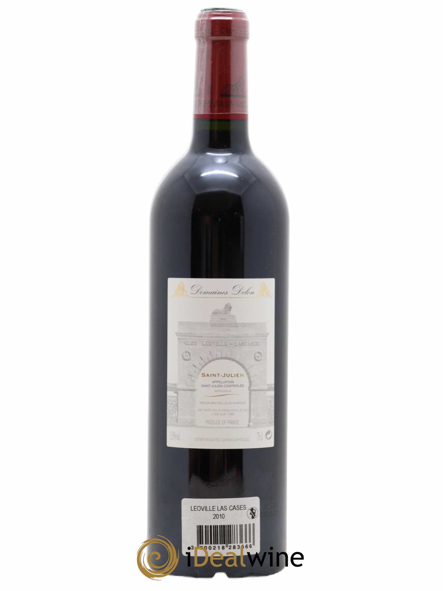Château Léoville Las Cases 2ème Grand Cru Classé 2010 - Lot de 1 bouteille - 1