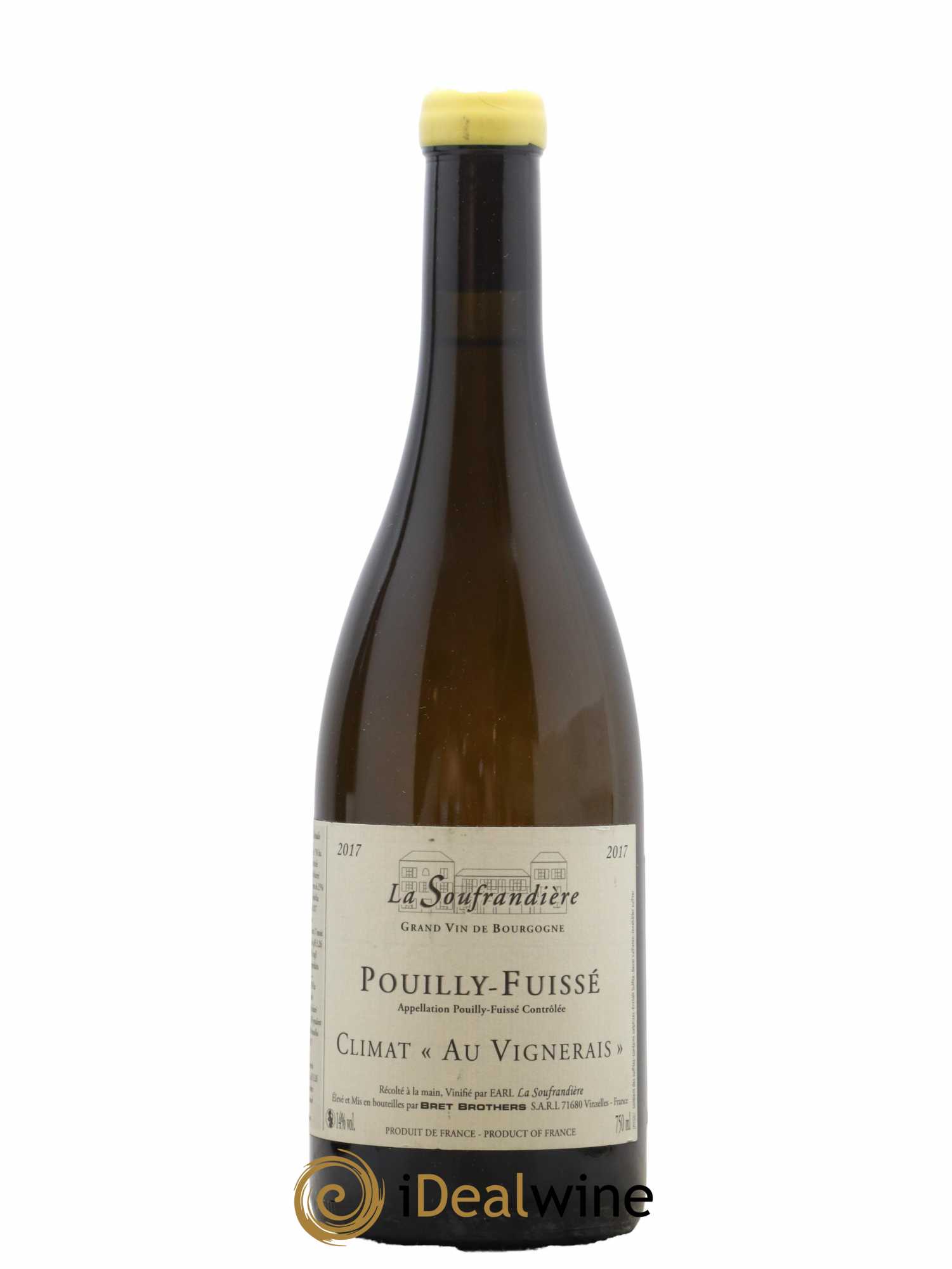 Pouilly-Fuissé Au Vignerais Bret Brothers 2017 - Lot de 1 bouteille - 0