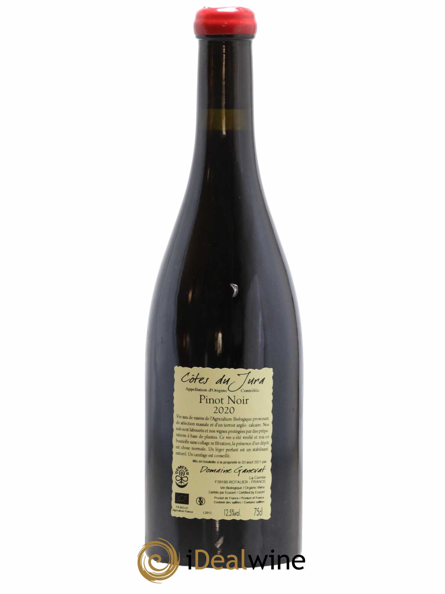 Côtes du Jura Cuvée Julien Jean-François Ganevat (Domaine) 2020 - Lot de 1 bouteille - 1