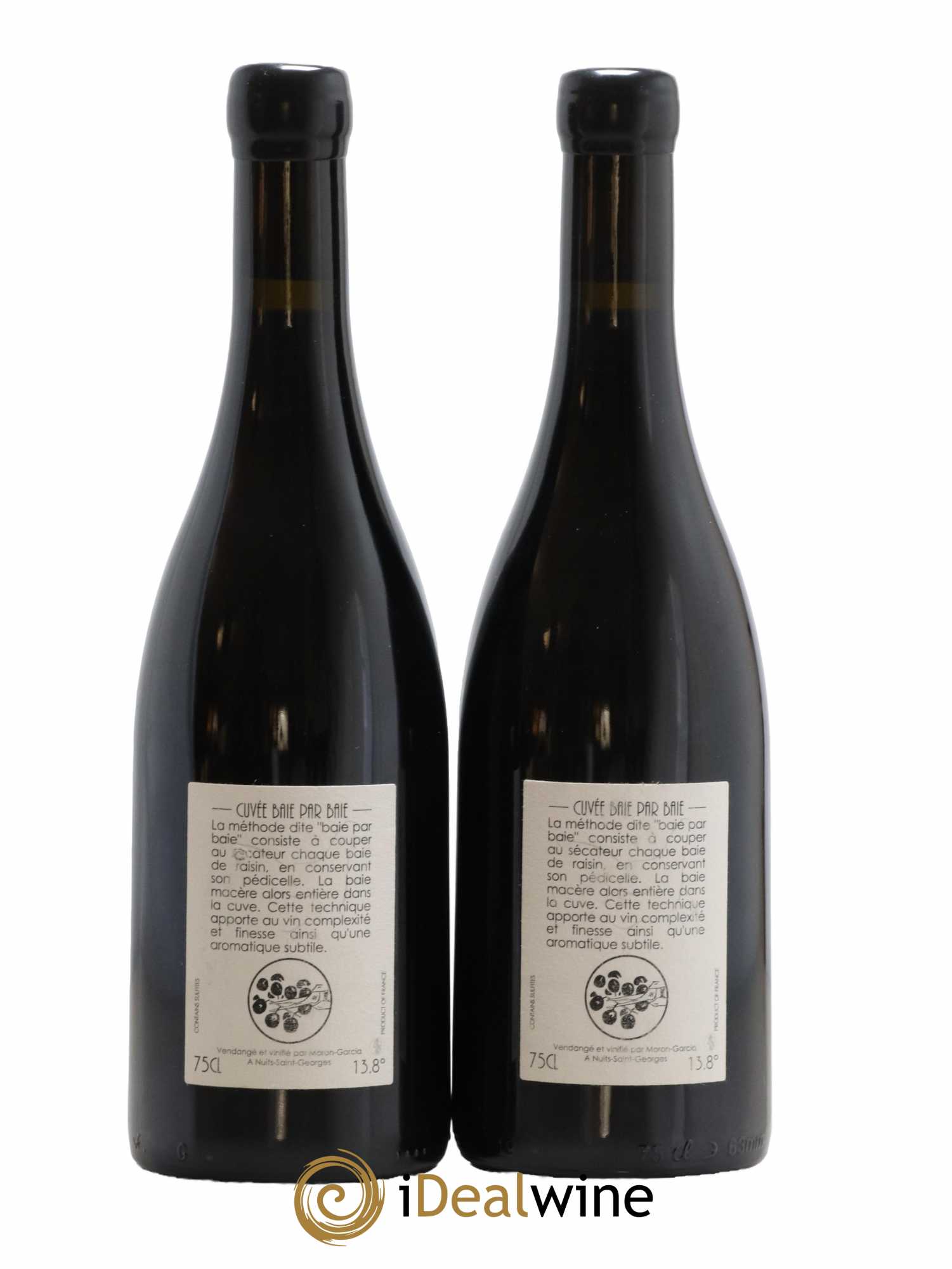 Corton Grand Cru Baie par Baie Moron-Garcia 2018 - Lot de 2 bouteilles - 1