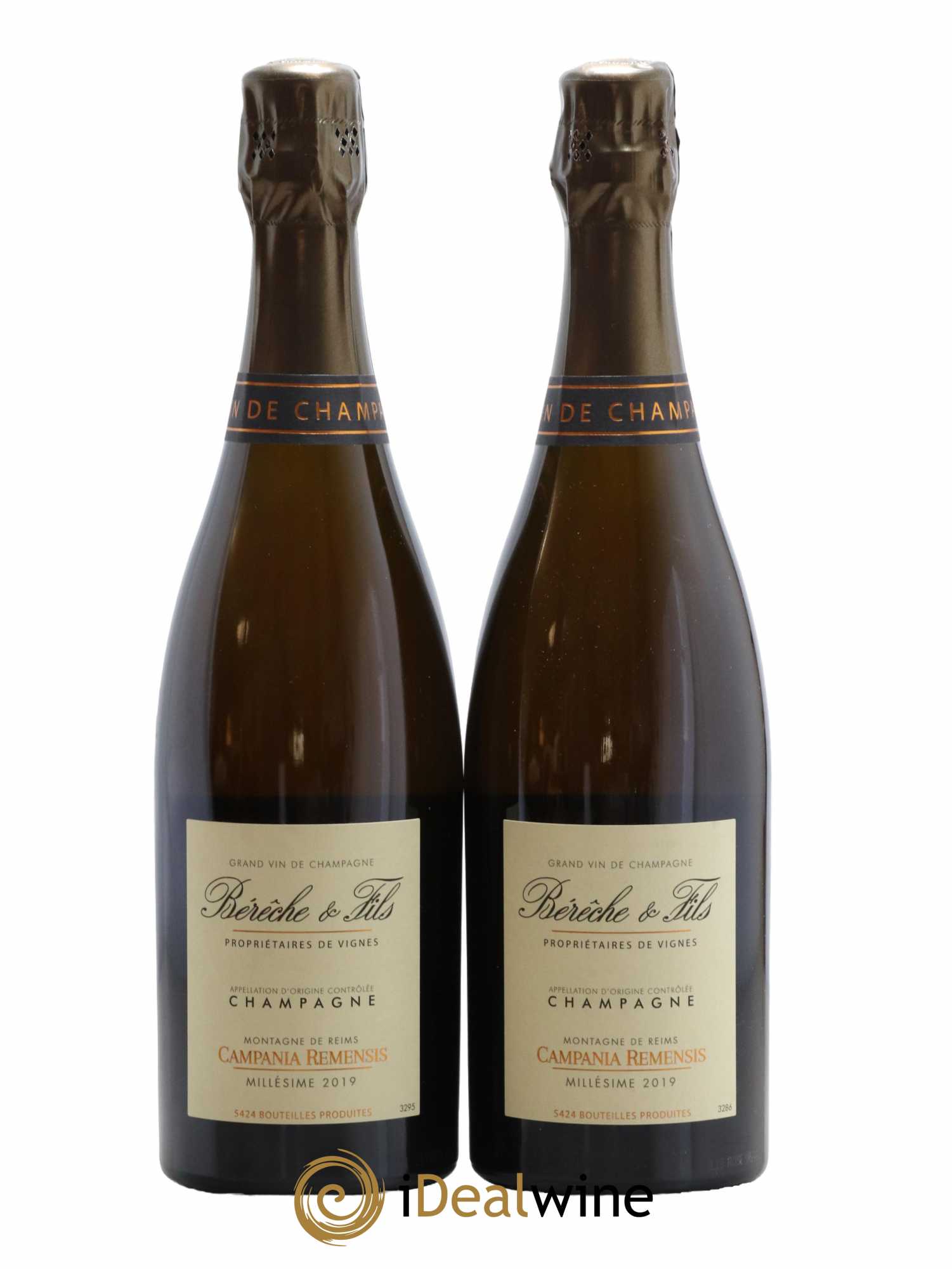 Campania Remensis Extra-Brut Bérêche et Fils 2019 - Lot de 2 bouteilles - 0