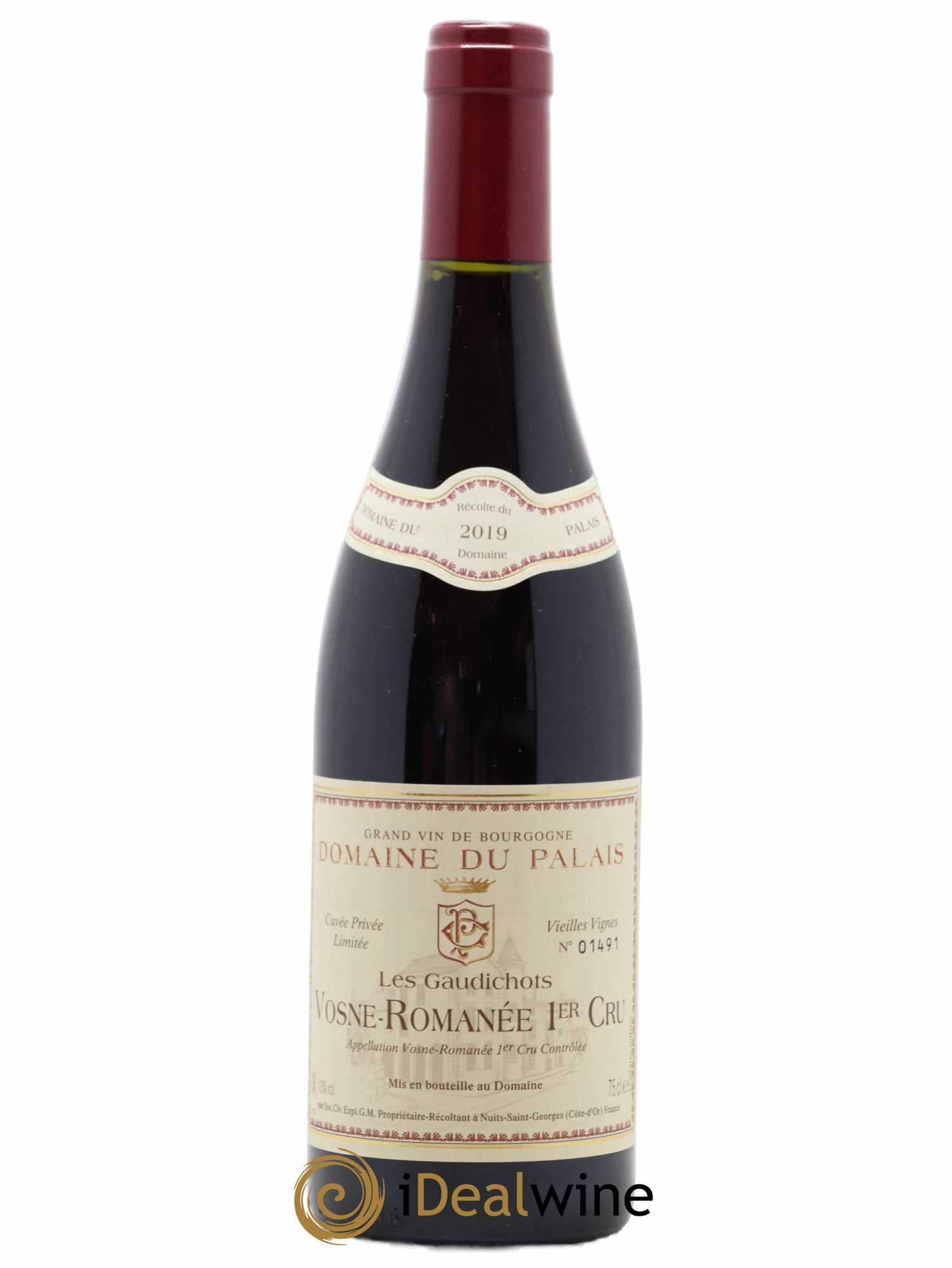 Vosne-Romanée 1er Cru Les Gaudichots Domaine du Palais 2019 - Posten von 1 Flasche - 0