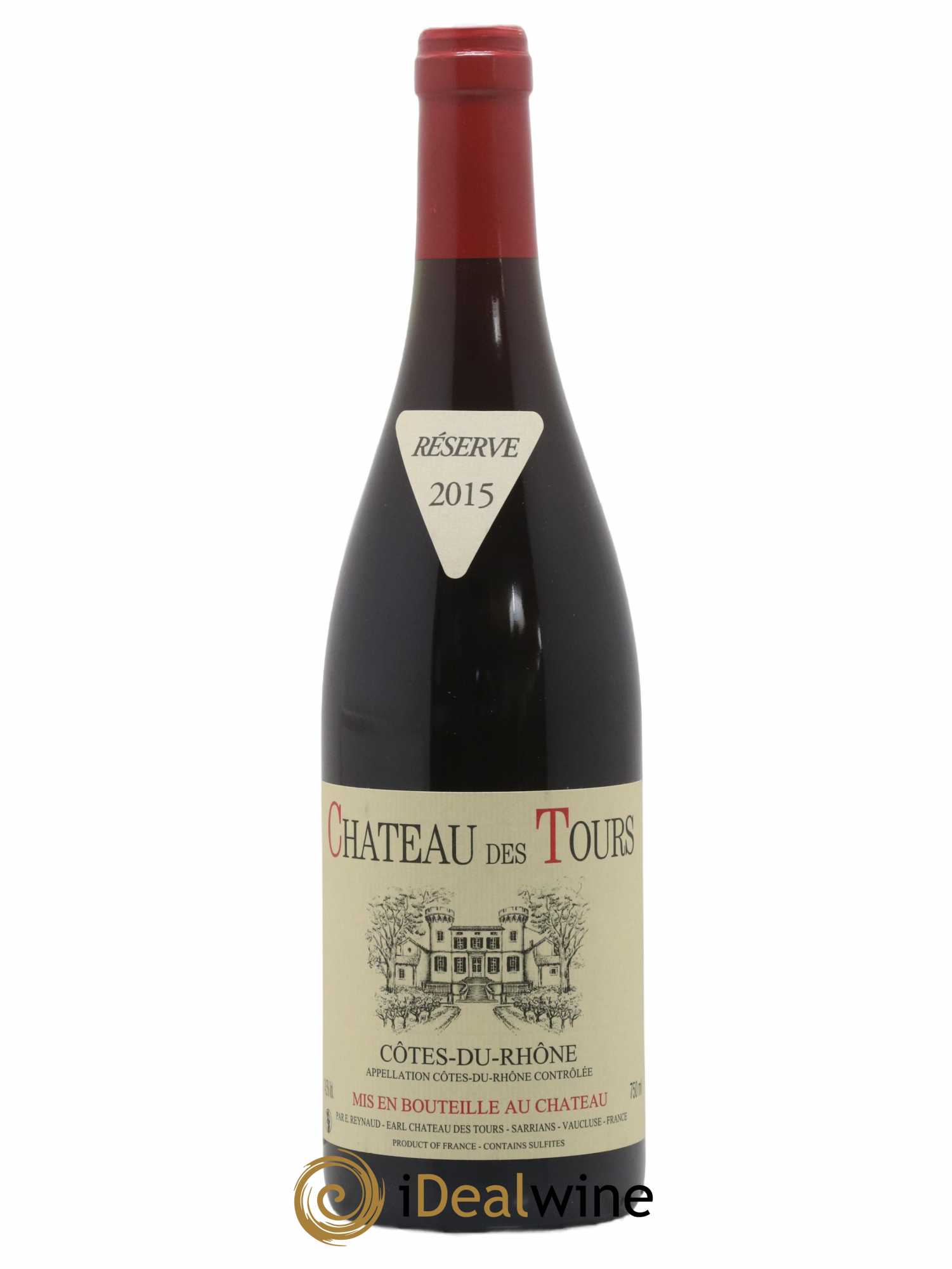 Côtes-du-Rhône Château des Tours Emmanuel Reynaud 2015 - Lot de 1 bouteille - 0