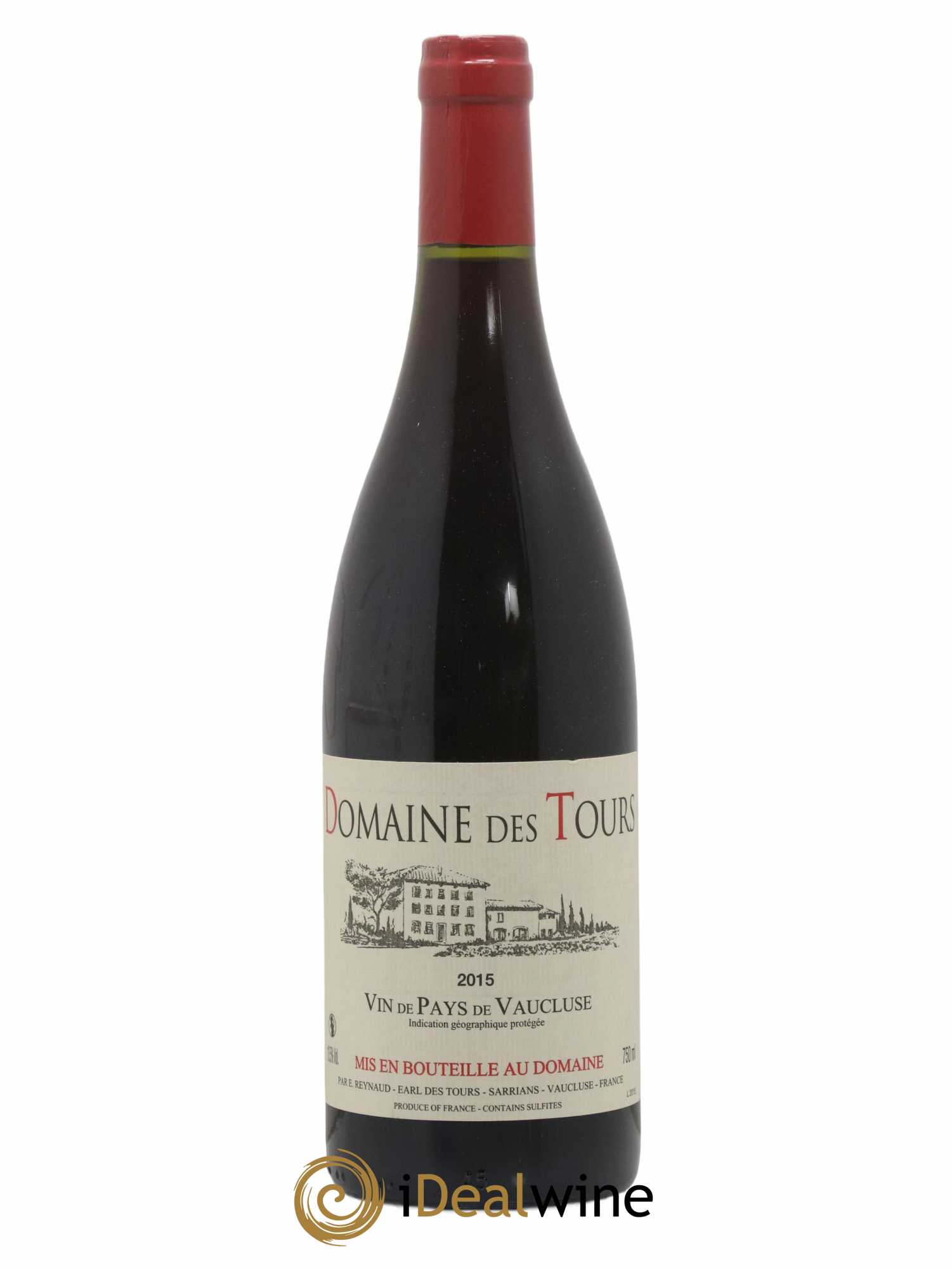 Vaucluse (Vin de Pays de Vaucluse) Domaine des Tours Emmanuel Reynaud 2015 - Lot de 1 bouteille - 0