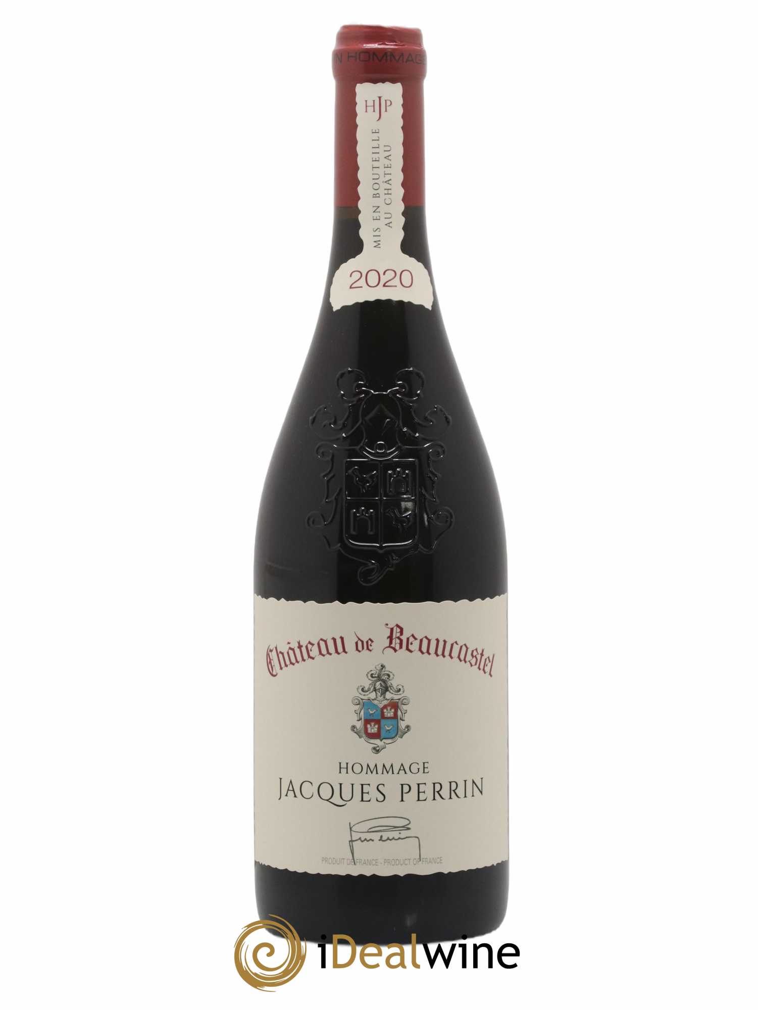 Châteauneuf-du-Pape Château de Beaucastel Hommage à Jacques Perrin Famille Perrin 2020 - Lot de 1 bouteille - 1