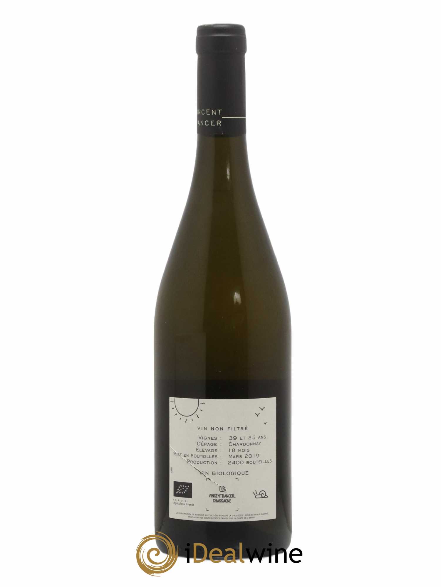 Chassagne-Montrachet 1er Cru La Romanée Vincent Dancer 2017 - Lot de 1 bouteille - 1