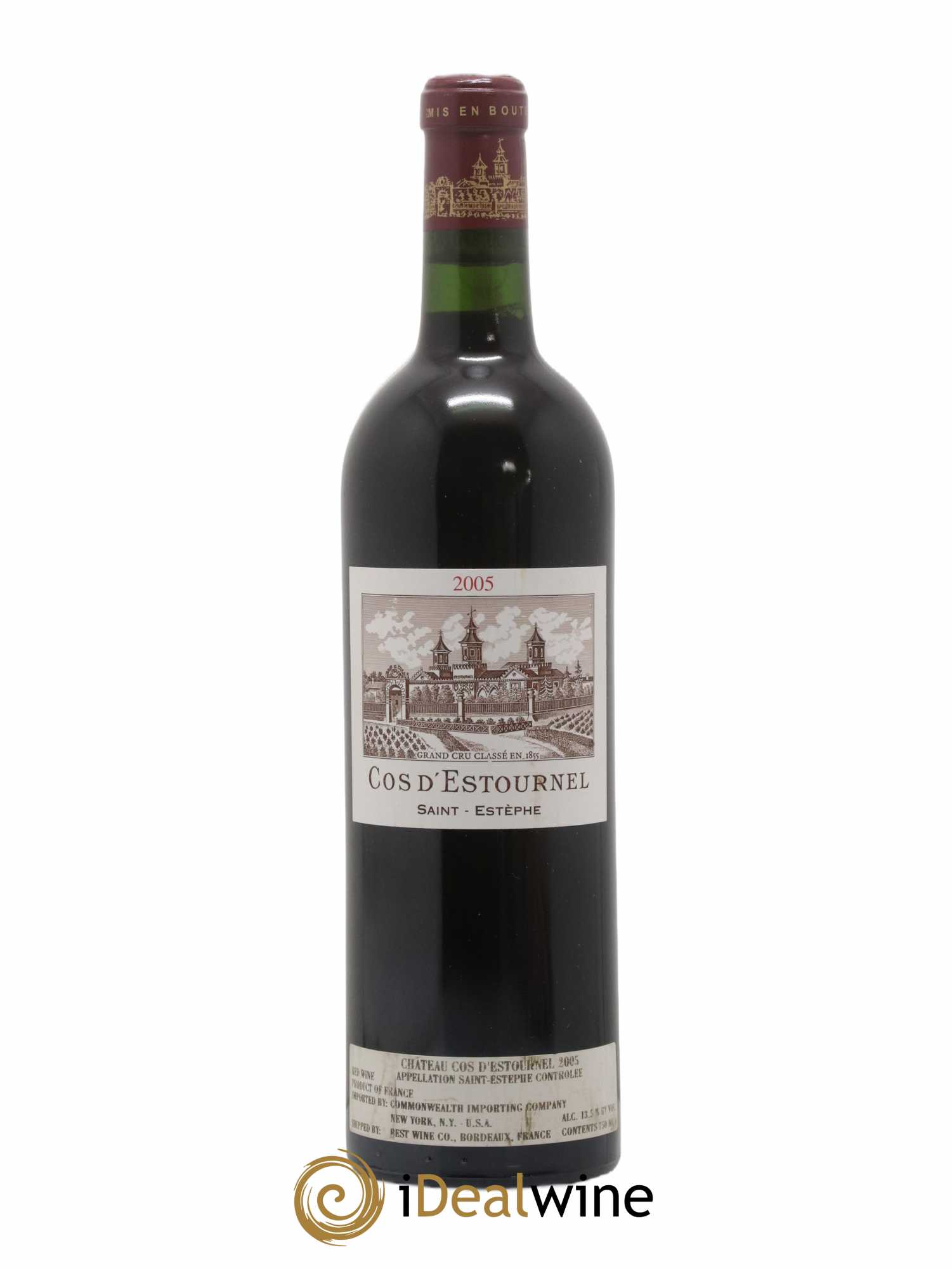 Cos d'Estournel 2ème Grand Cru Classé 2005 - Lot de 1 bouteille - 0