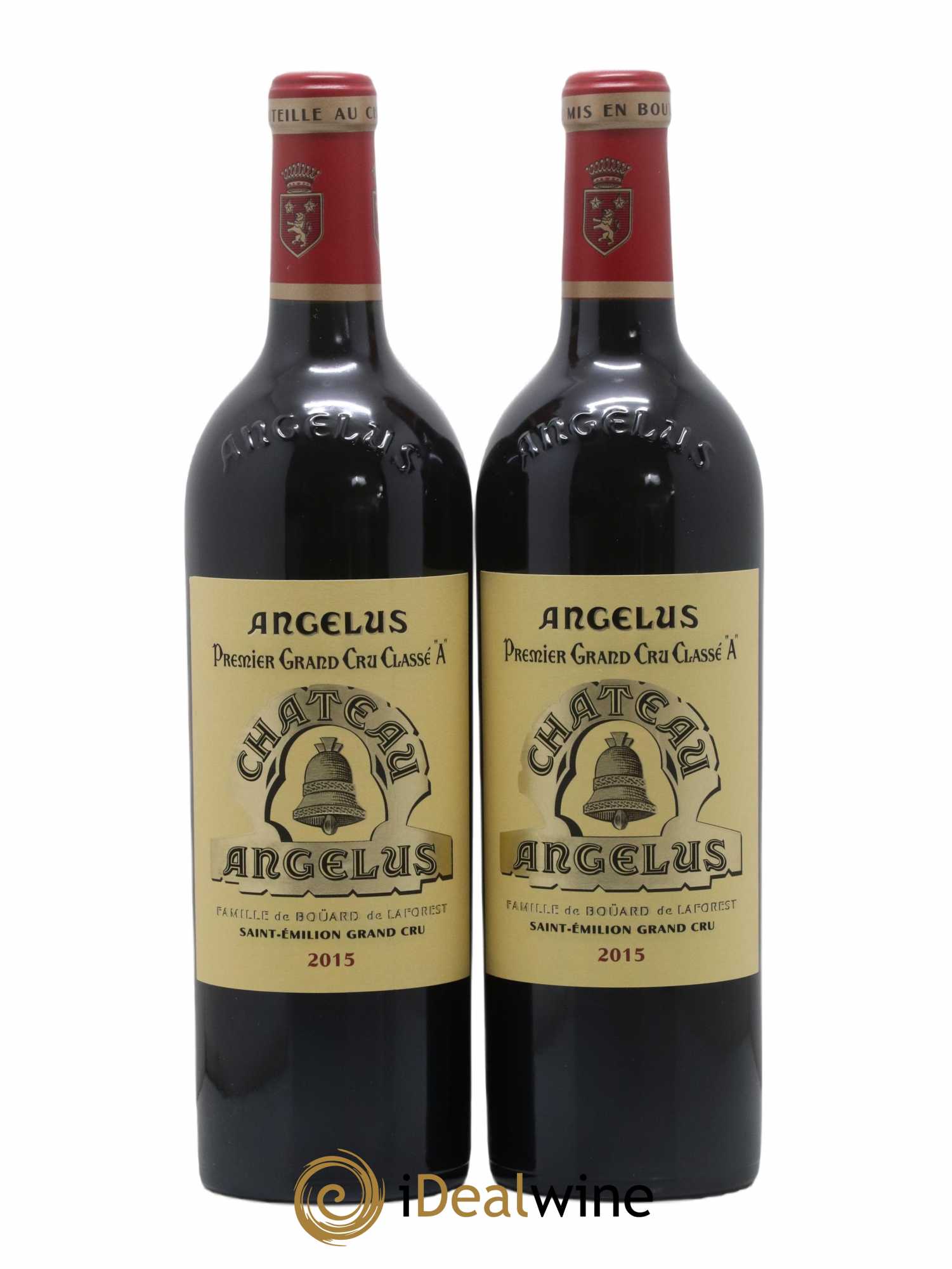 Château Angélus 1er Grand Cru Classé A 2015 - Lot de 2 bouteilles - 0