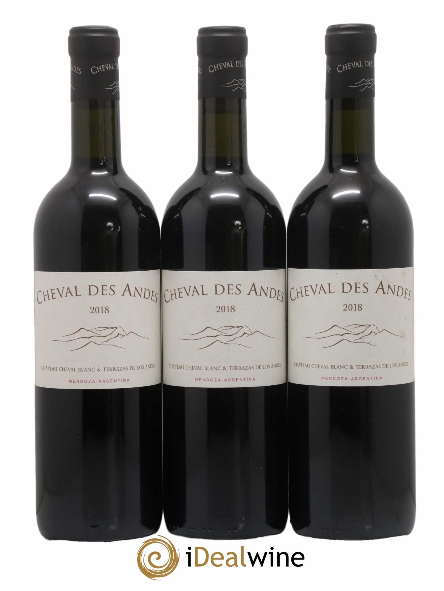 Mendoza Cheval des Andes 2018 - Lot de 3 bouteilles - 0
