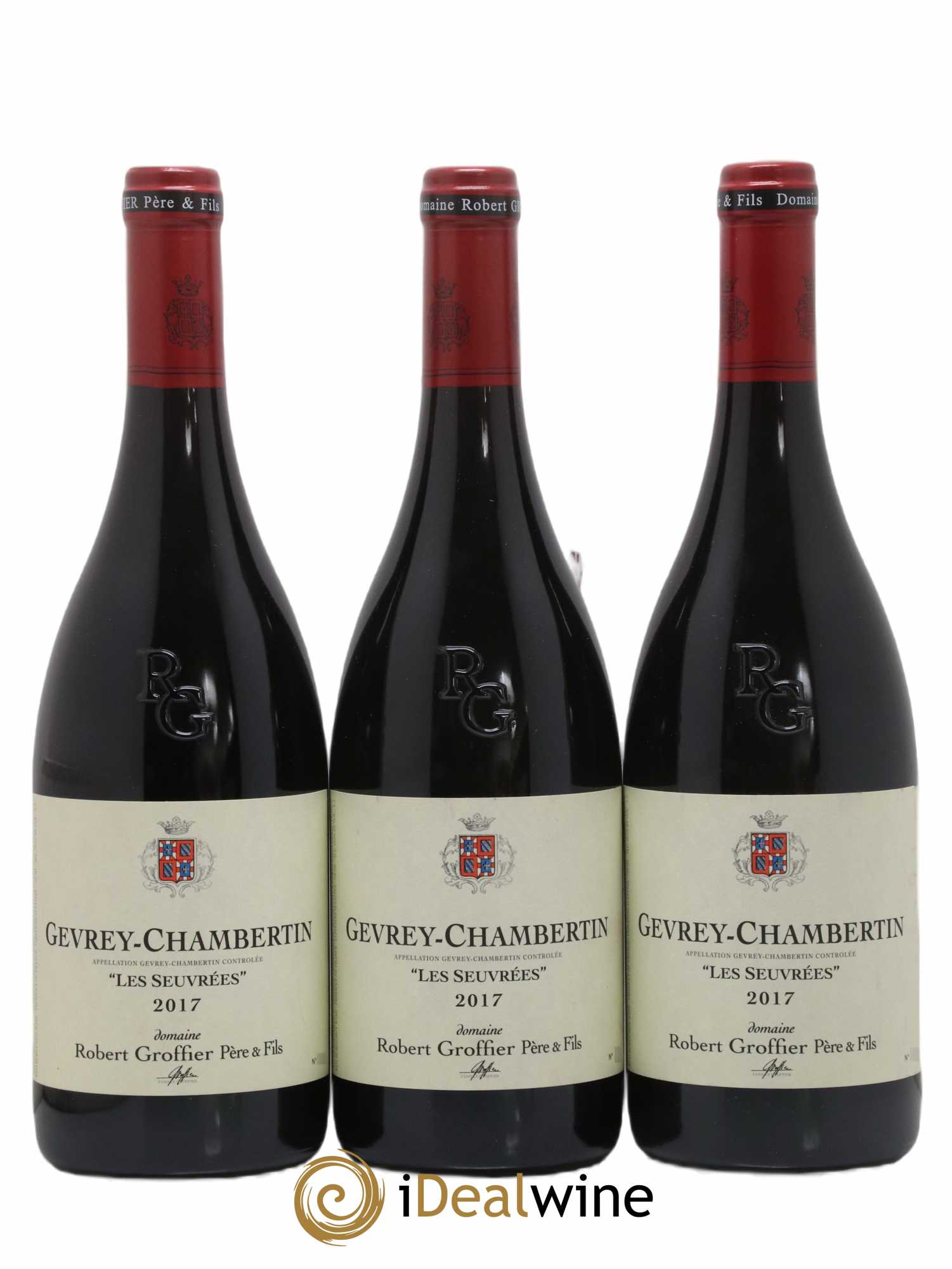 Gevrey-Chambertin Seuvrées Robert Groffier Père & Fils (Domaine) 2017 - Lot de 3 bouteilles - 0