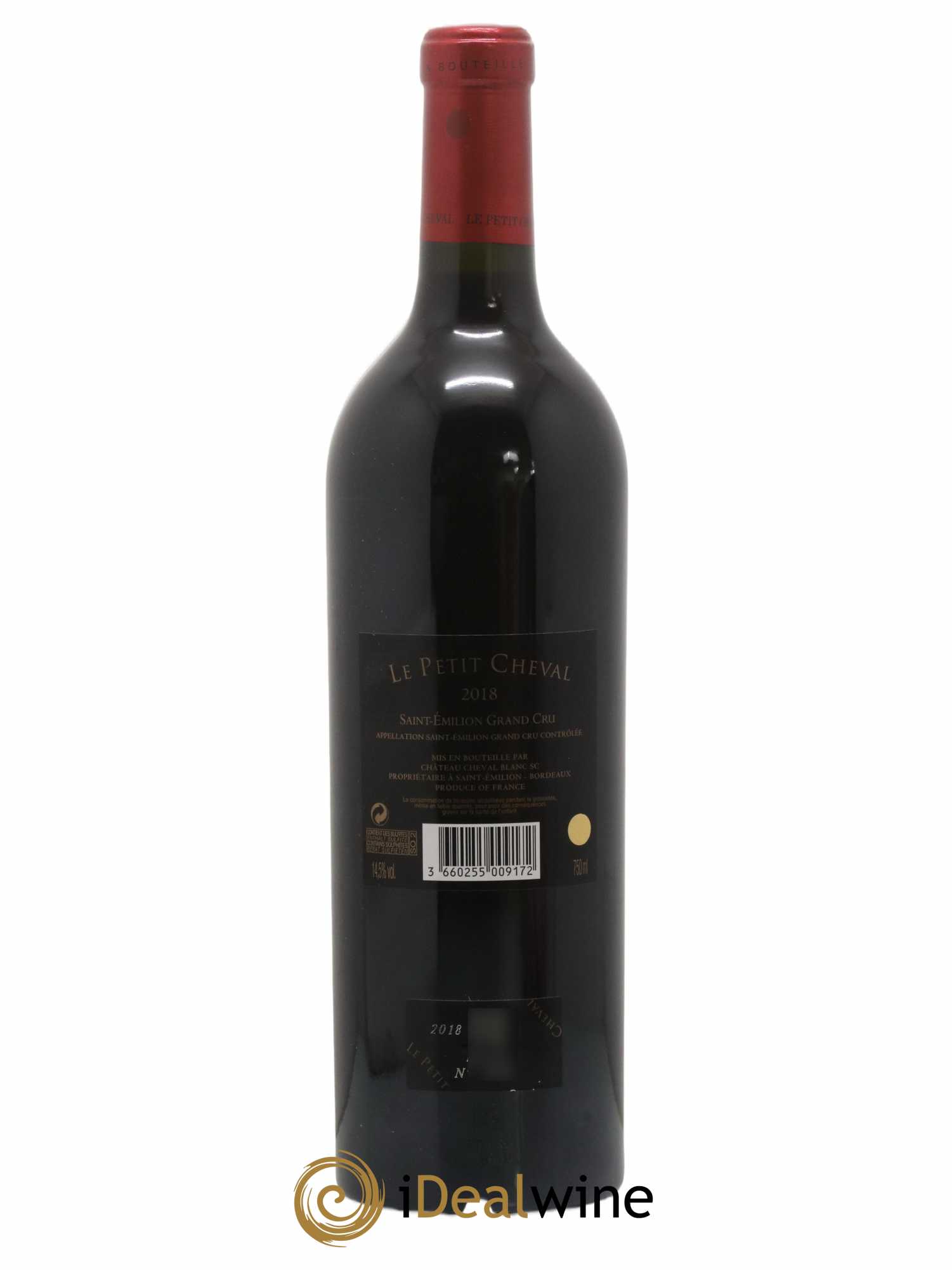 Le Petit Cheval Second Vin 2018 - Lot of 1 bottle - 1