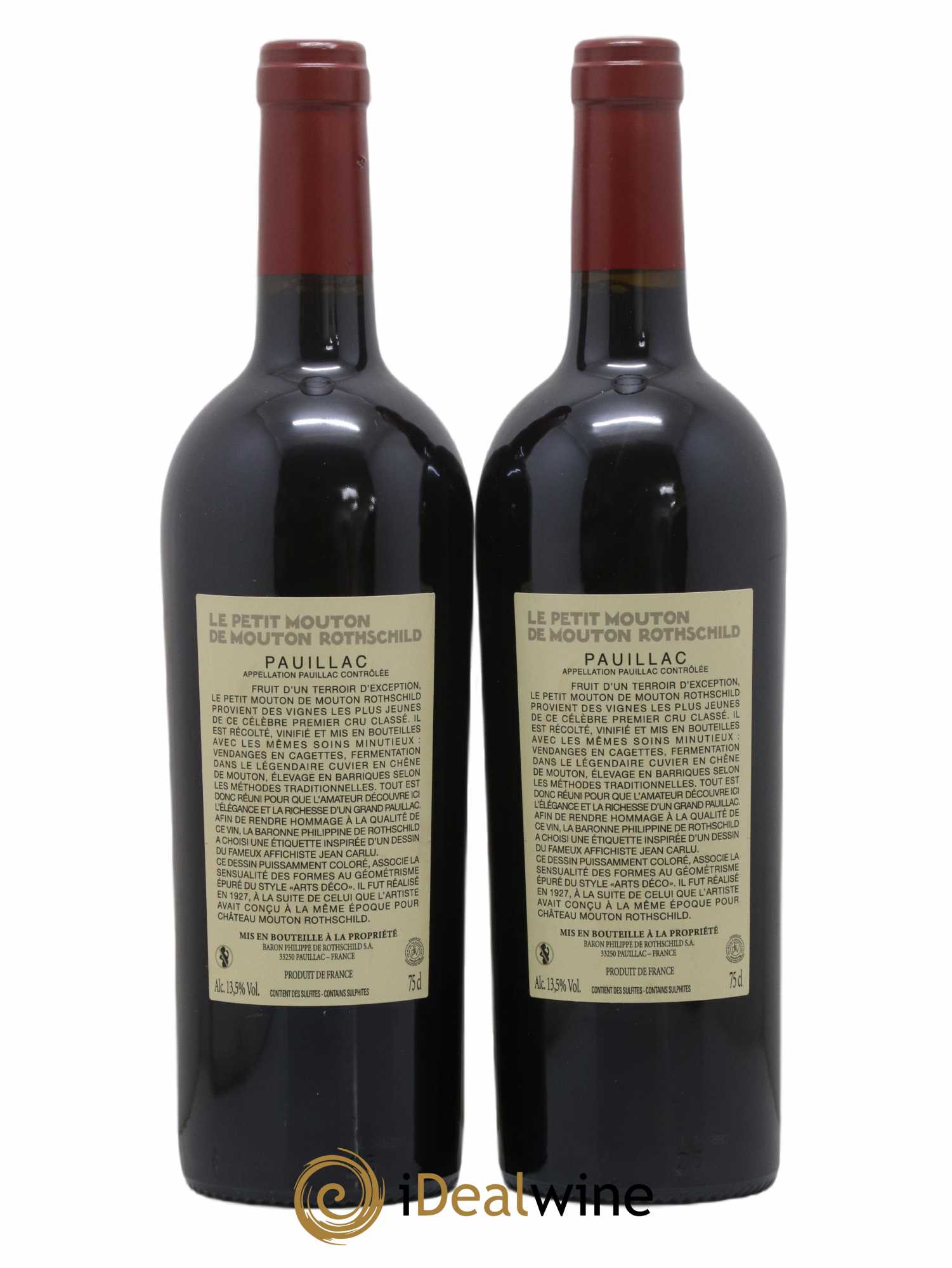 Petit Mouton Second Vin 2019 - Lot of 2 bottles - 1