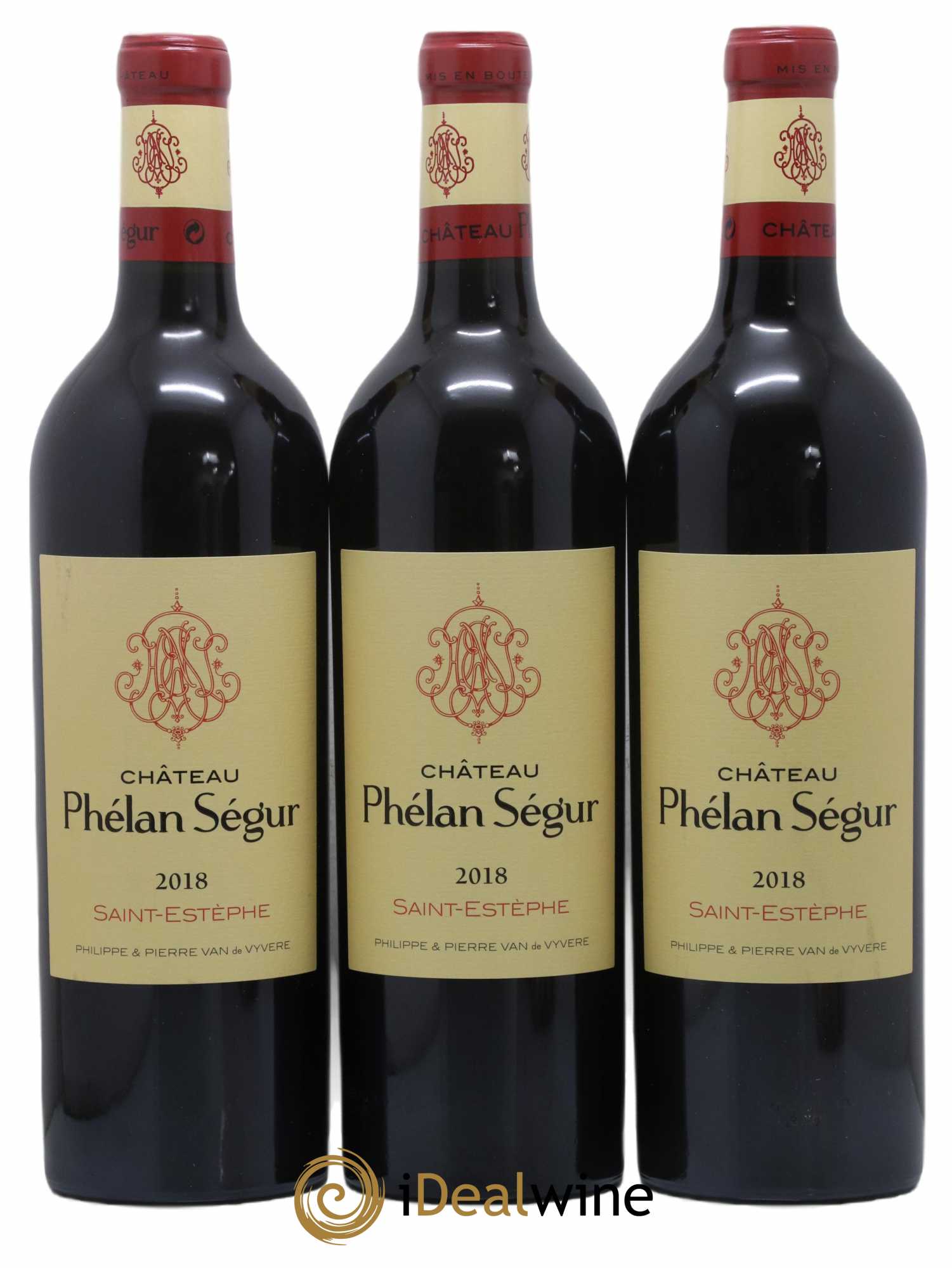 Château Phélan Ségur 2018 - Lot de 3 bouteilles - 0