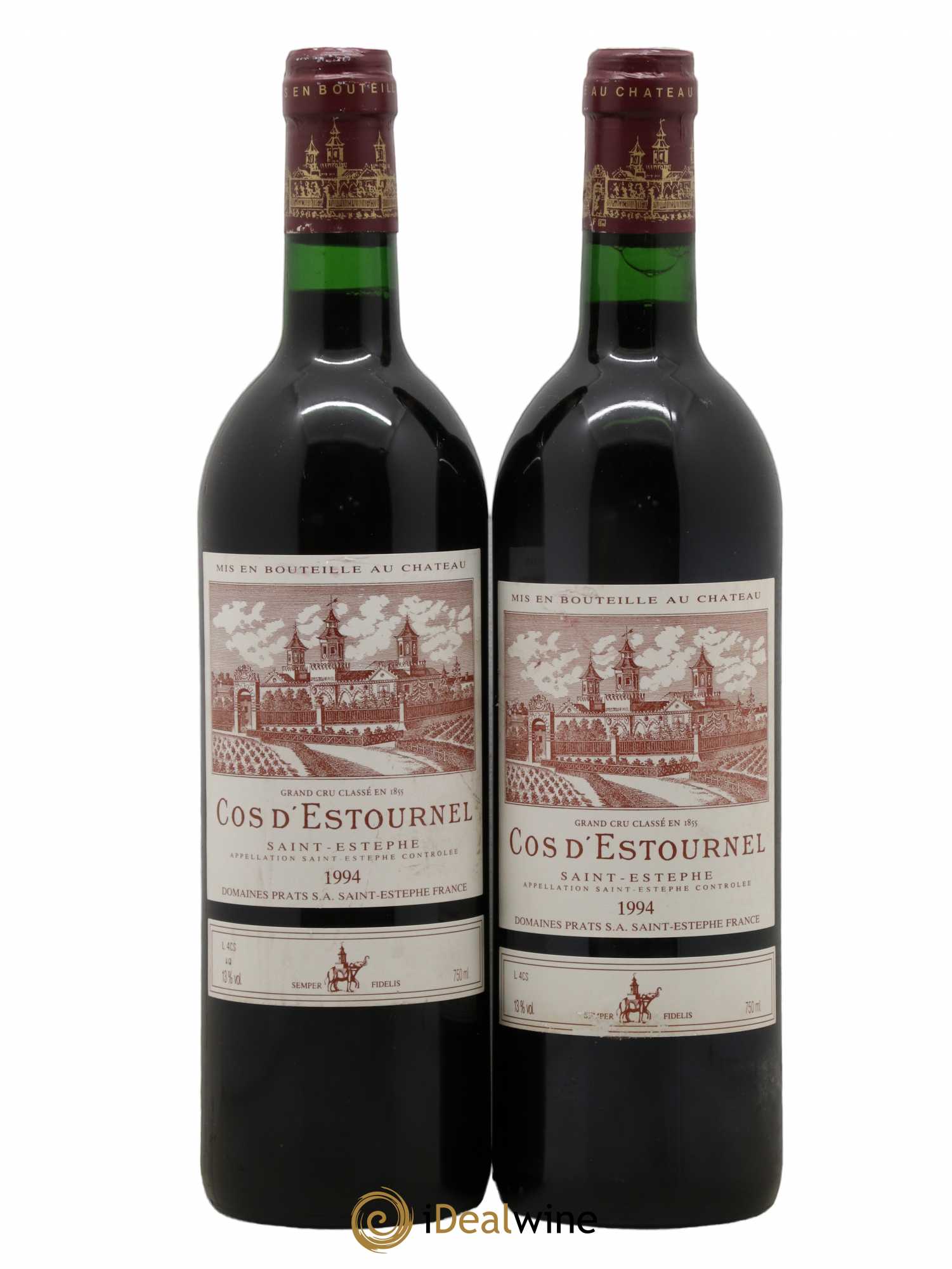 Cos d'Estournel 2ème Grand Cru Classé 1994 - Lot de 2 bouteilles - 0