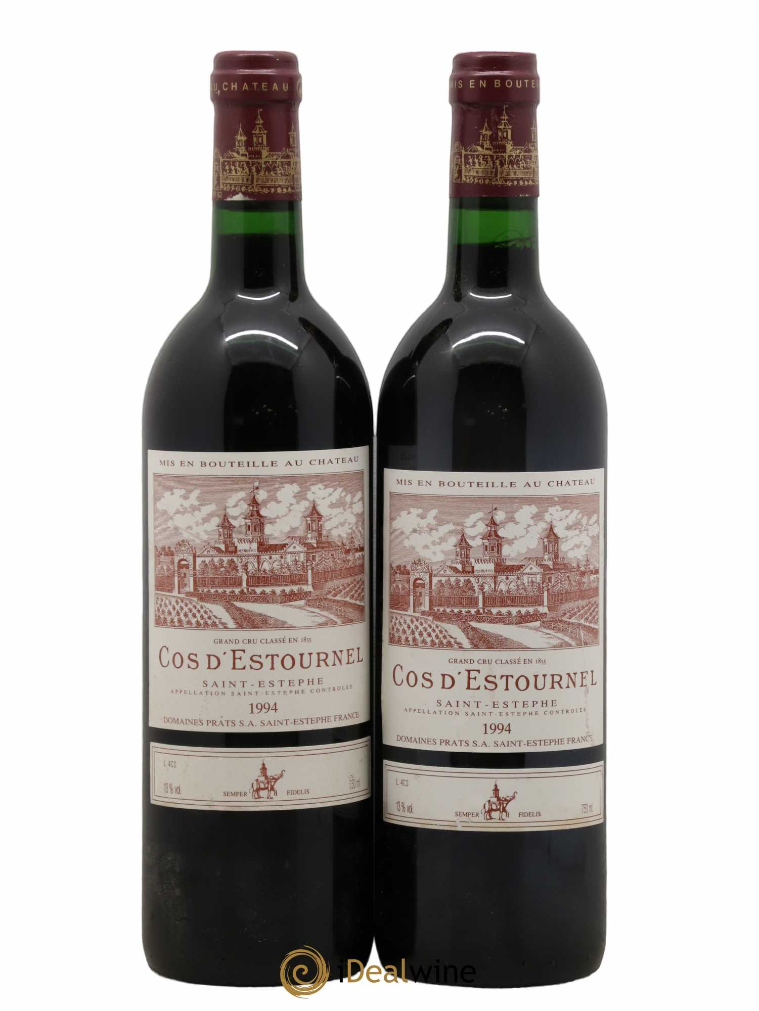Cos d'Estournel 2ème Grand Cru Classé 1994 - Lot de 2 bouteilles - 0