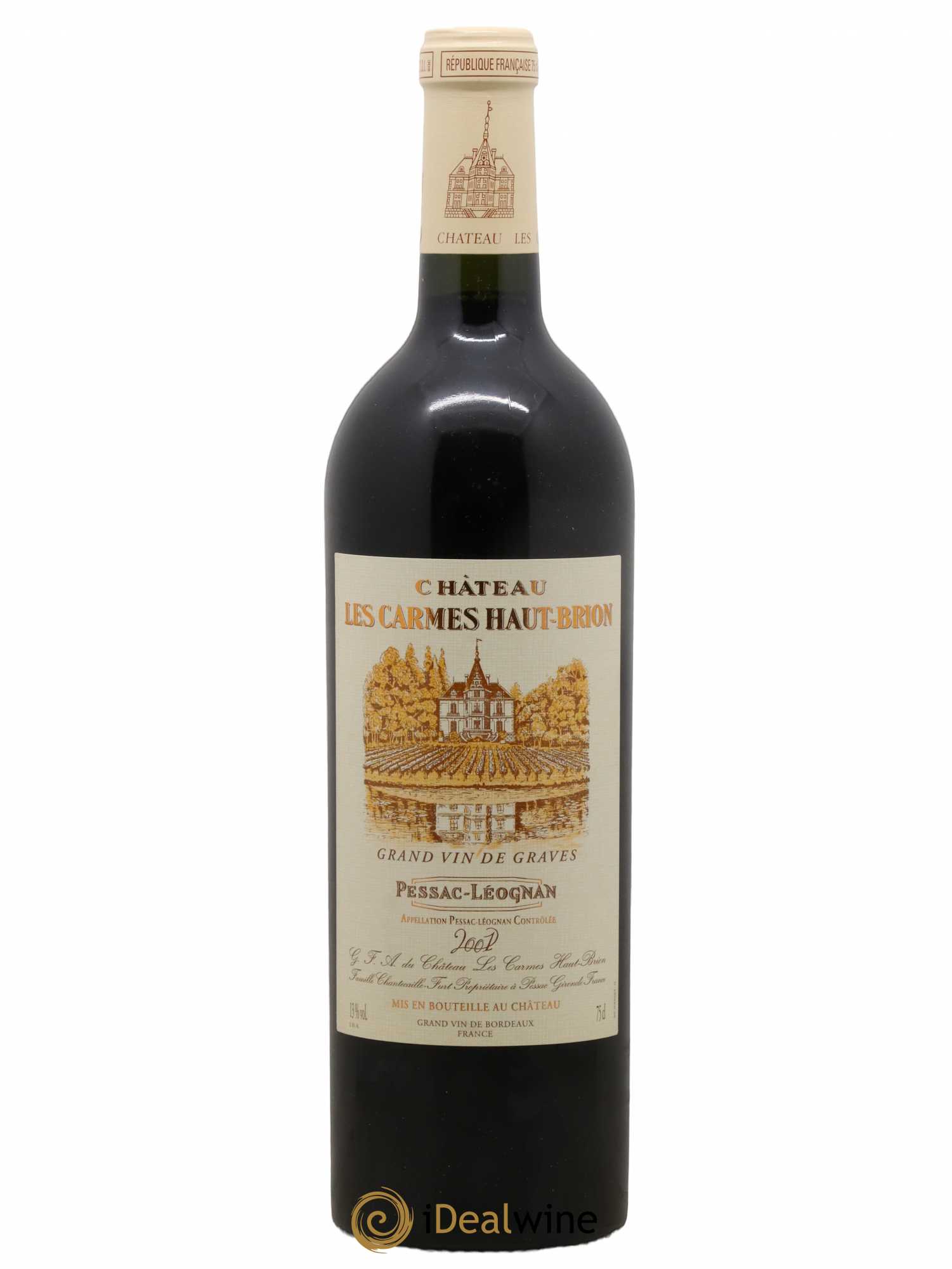 Château Les Carmes Haut-Brion 2001 - Lot de 1 bouteille - 0