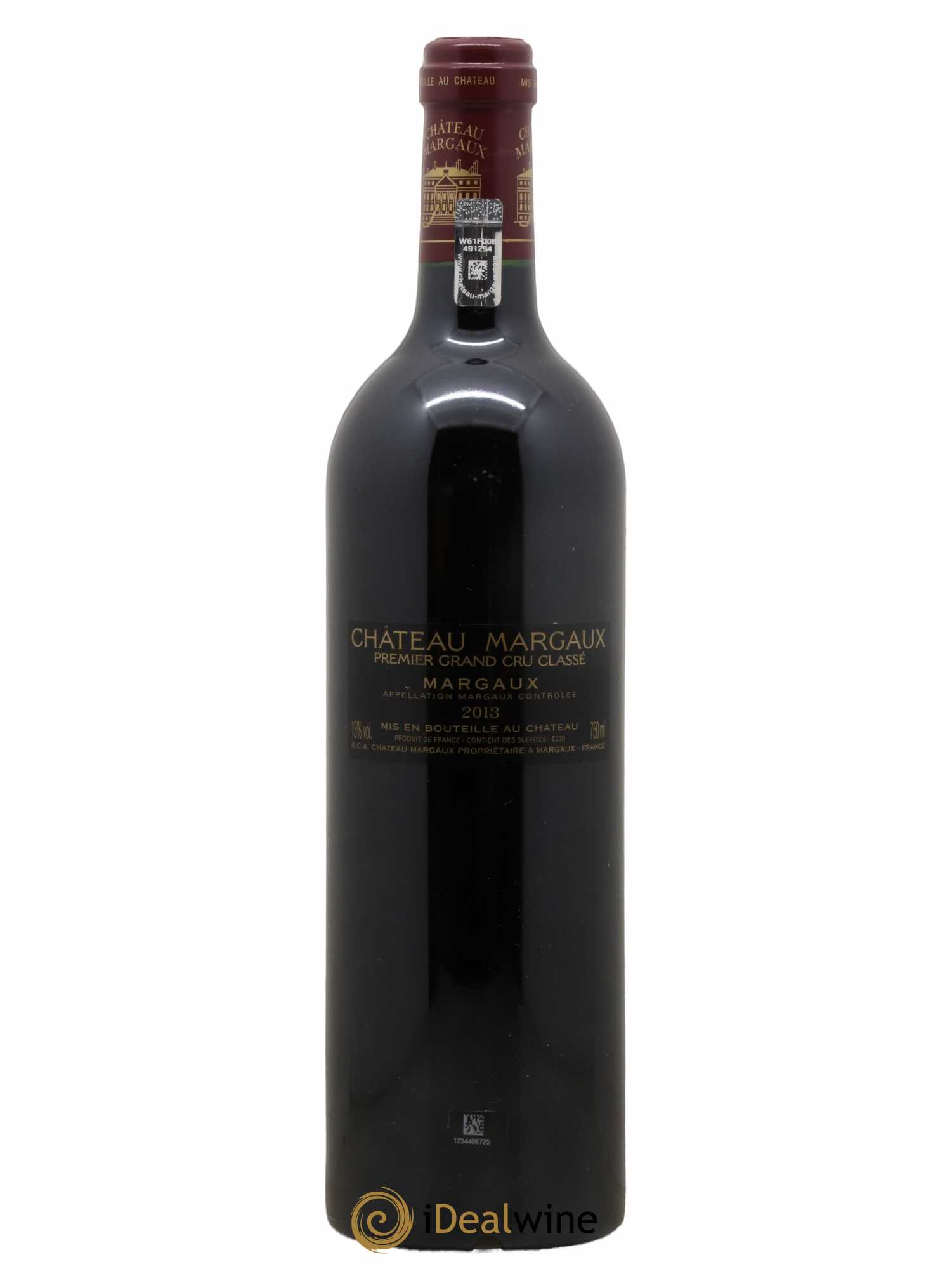 Château Margaux 1er Grand Cru Classé 2013 - Lot de 1 bouteille - 1