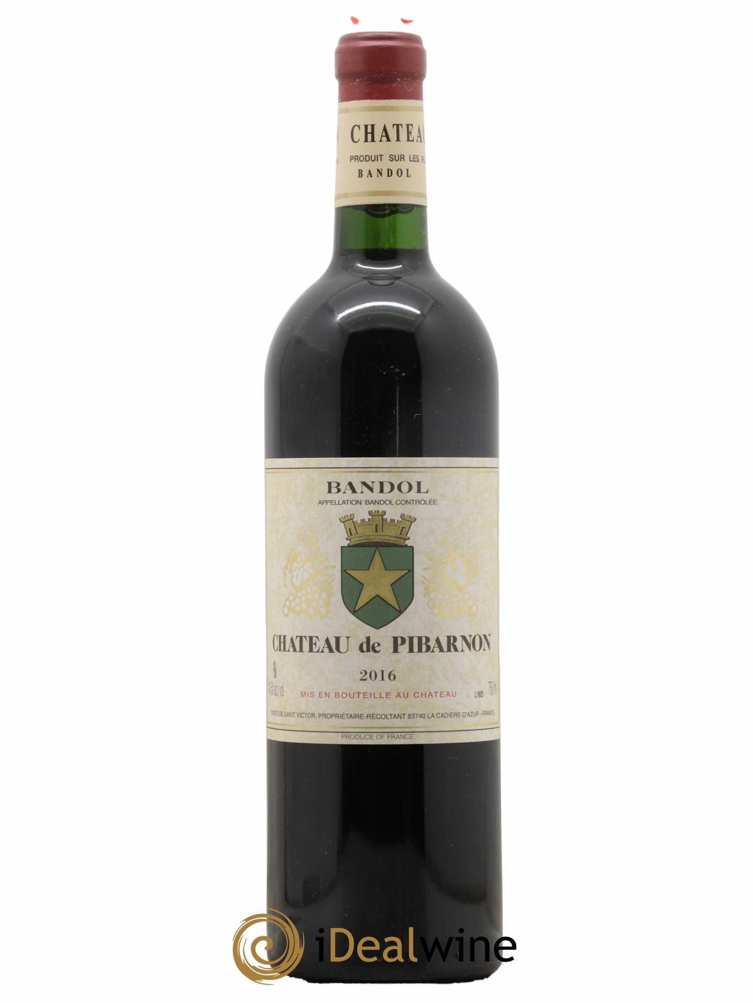 Bandol Château de Pibarnon Comte de Saint-Victor 2016 - Lot de 1 bouteille - 0