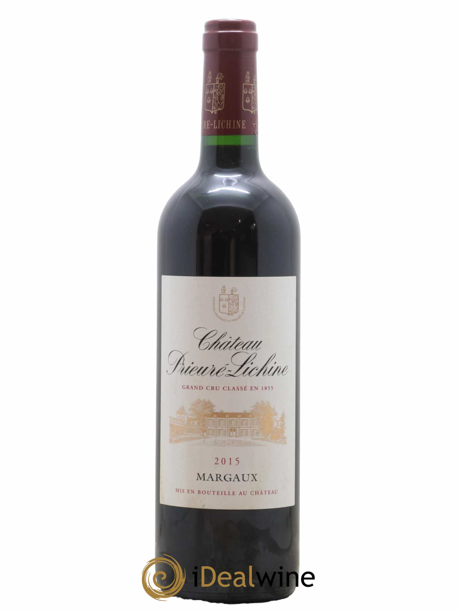 Château Prieuré Lichine 4ème Grand Cru Classé 2015 - Lot de 1 bouteille - 0