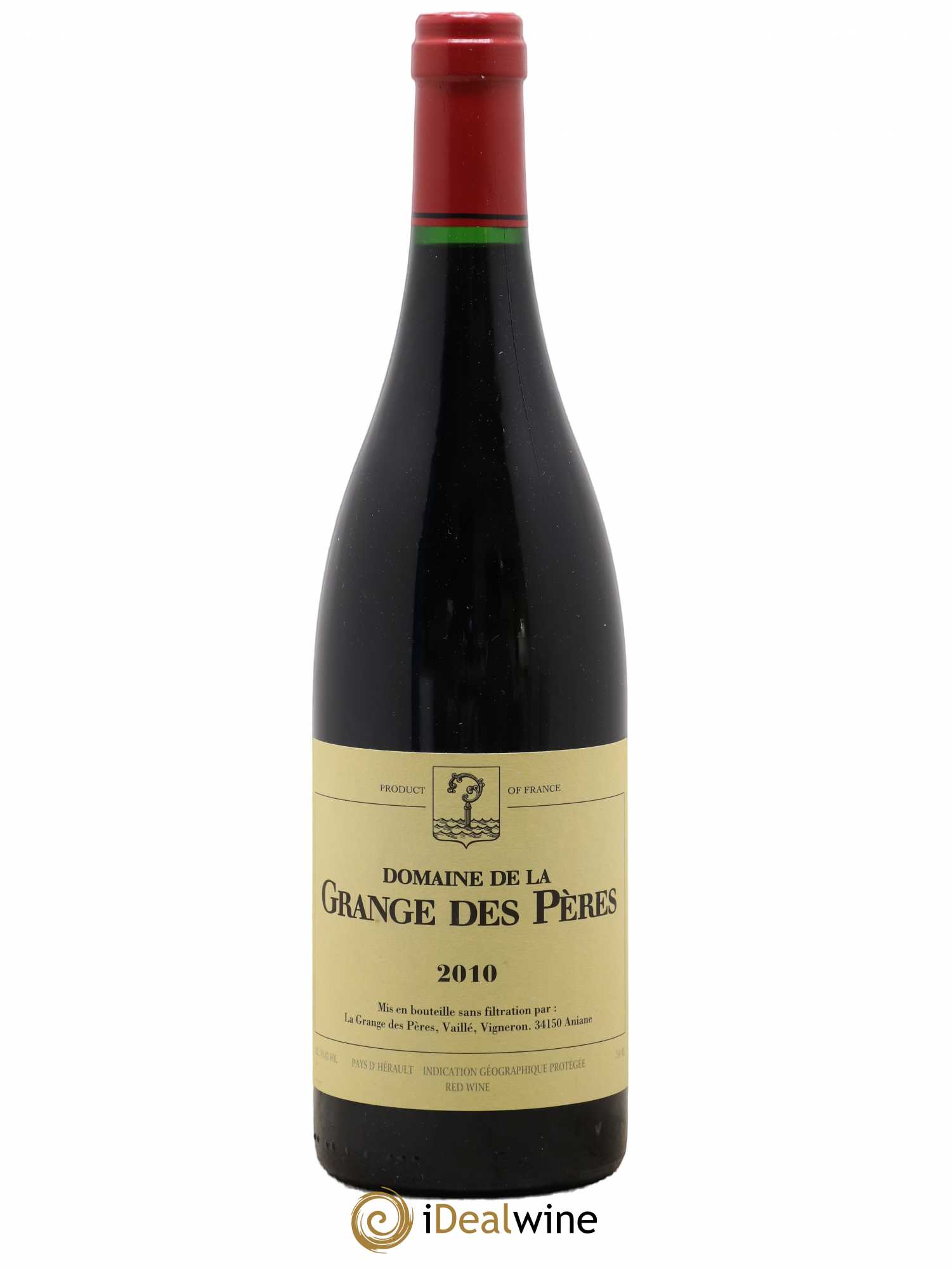 Pays d'Hérault Grange des Pères Laurent Vaillé 2010 - Lot de 1 bouteille - 0