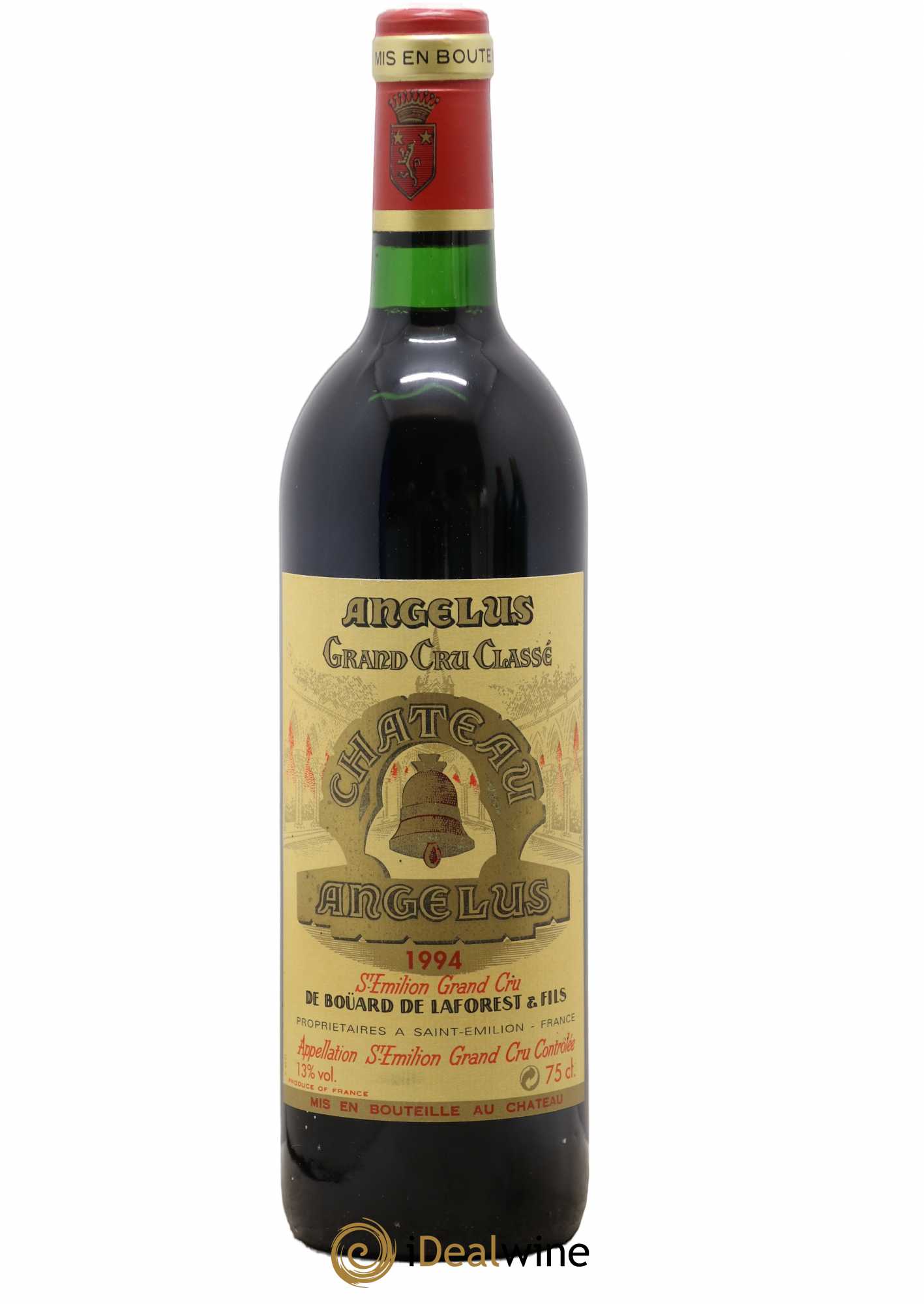 Château Angélus 1er Grand Cru Classé A 1994 - Lot de 1 bouteille - 0