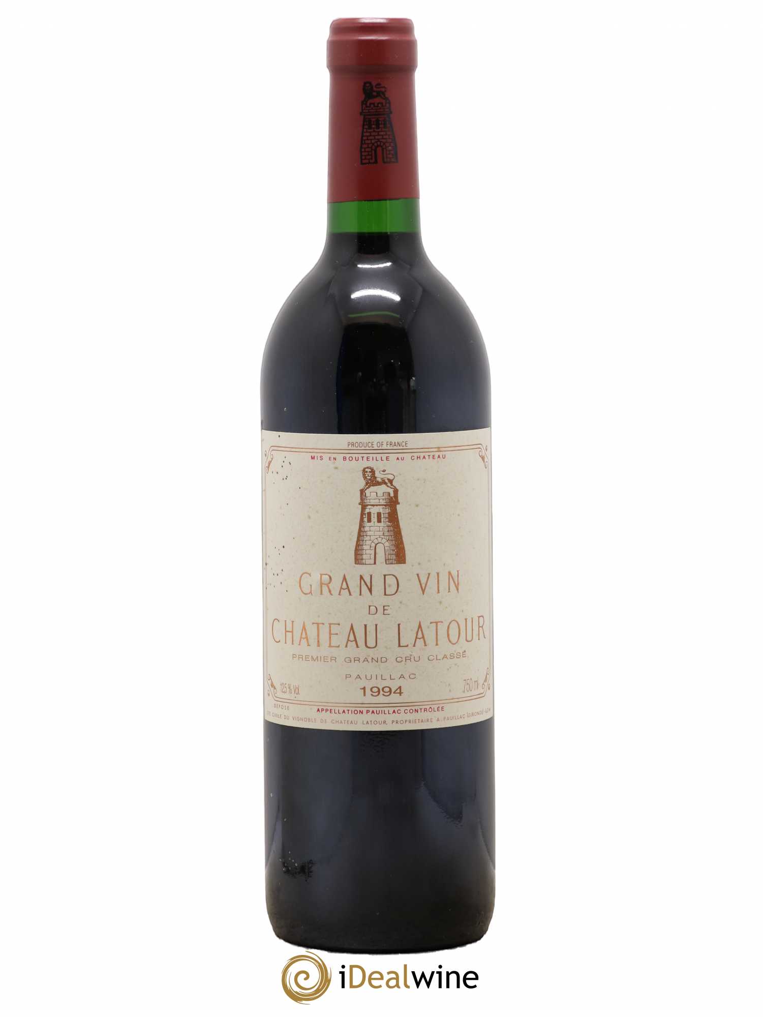 Château Latour 1er Grand Cru Classé 1994 - Lot de 1 bouteille - 0