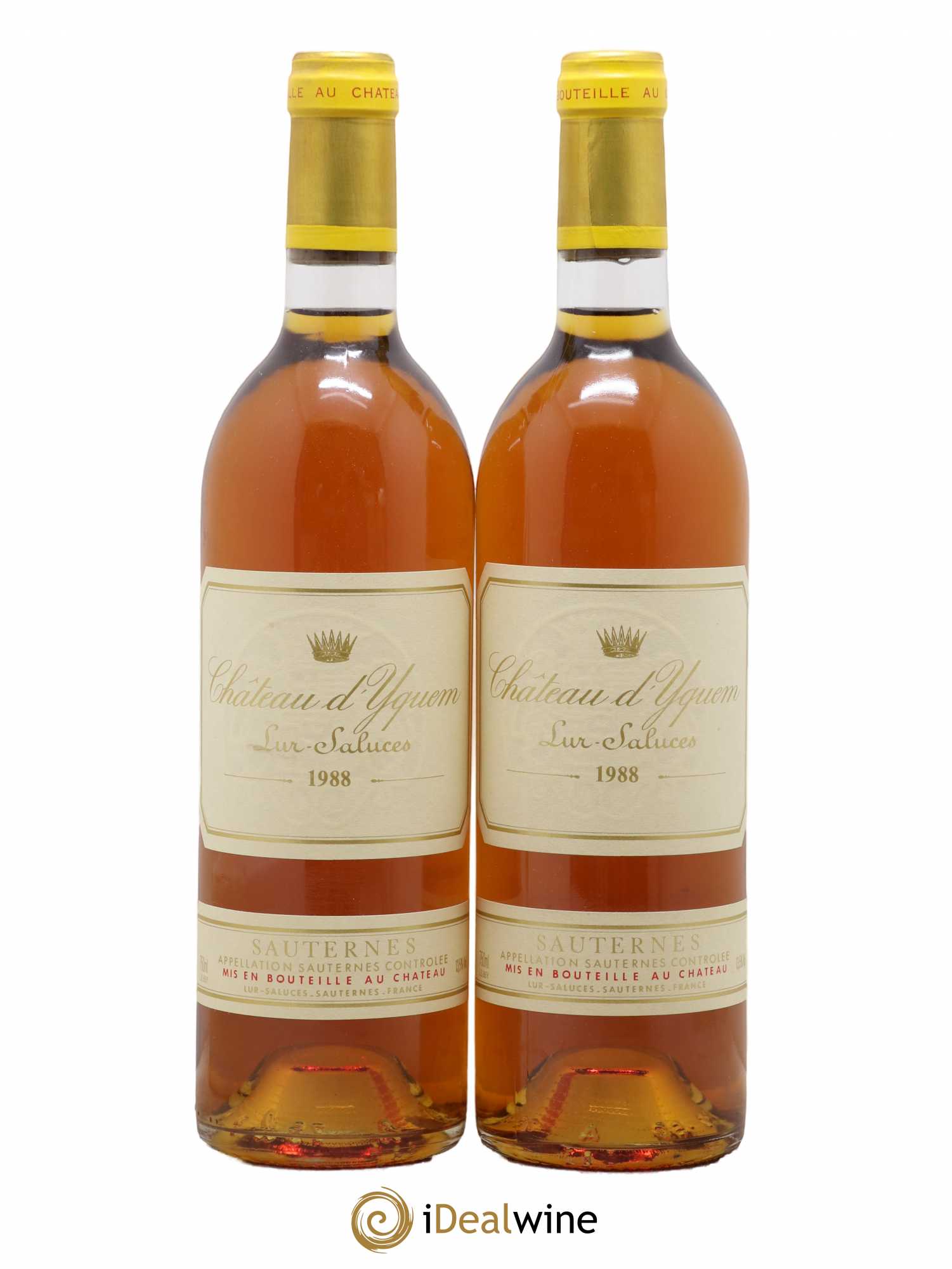 Château d' Yquem 1er Cru Classé Supérieur 1988 - Lotto di 2 bottiglie - 0