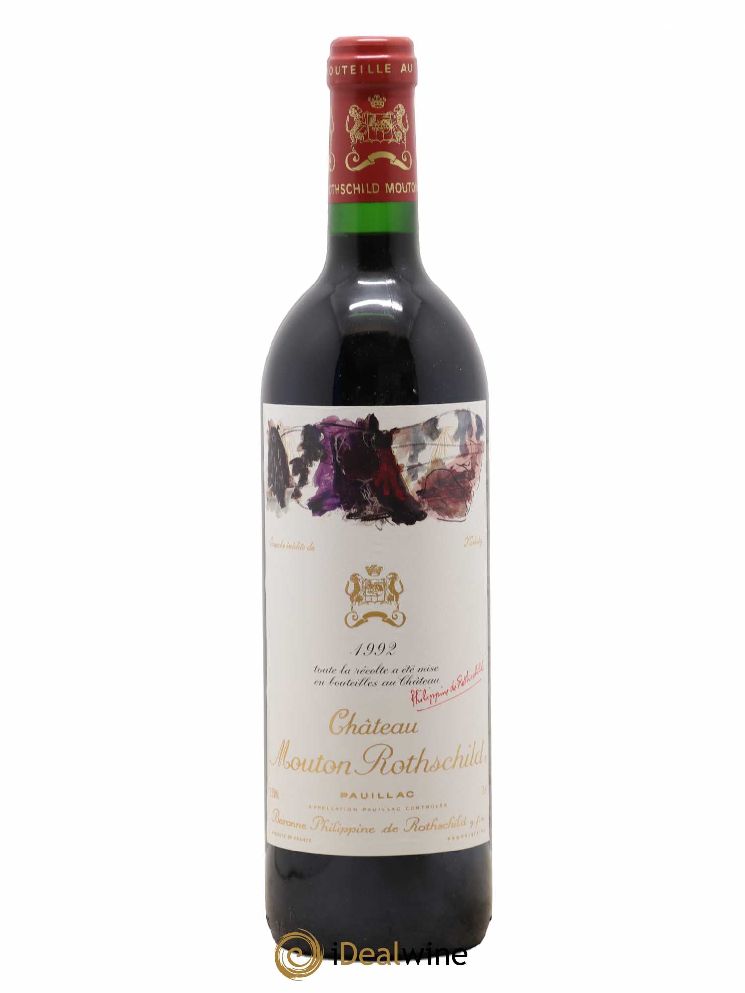Château Mouton Rothschild 1er Grand Cru Classé 1992 - Lot de 1 bouteille - 0