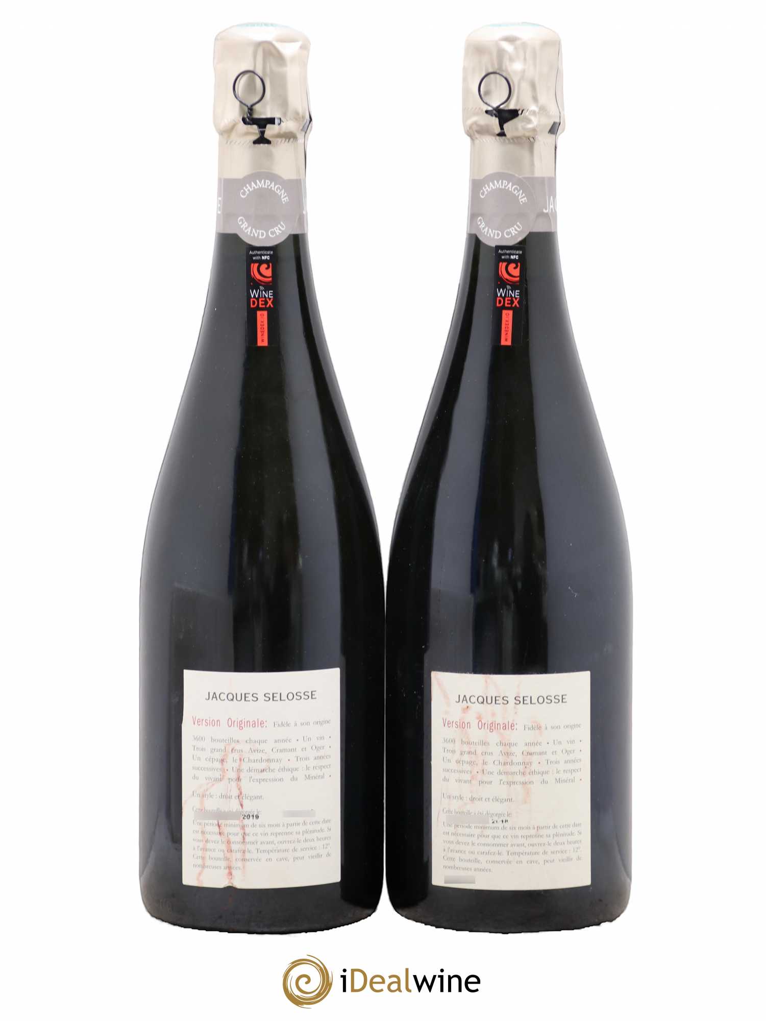 Version Originale Jacques Selosse - Lot de 2 bouteilles - 1