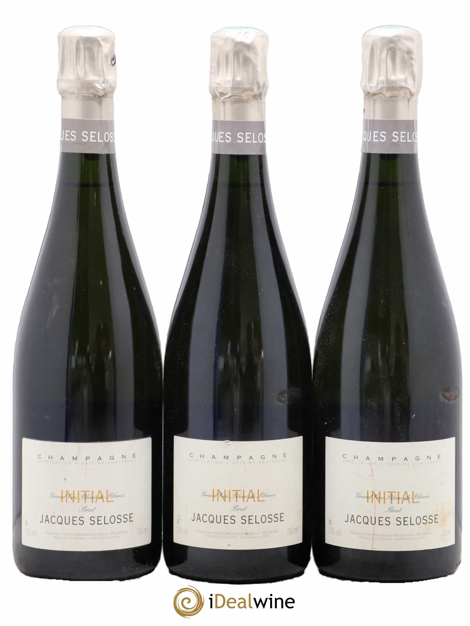 Initial Brut Jacques Selosse - Lot de 3 bouteilles - 0