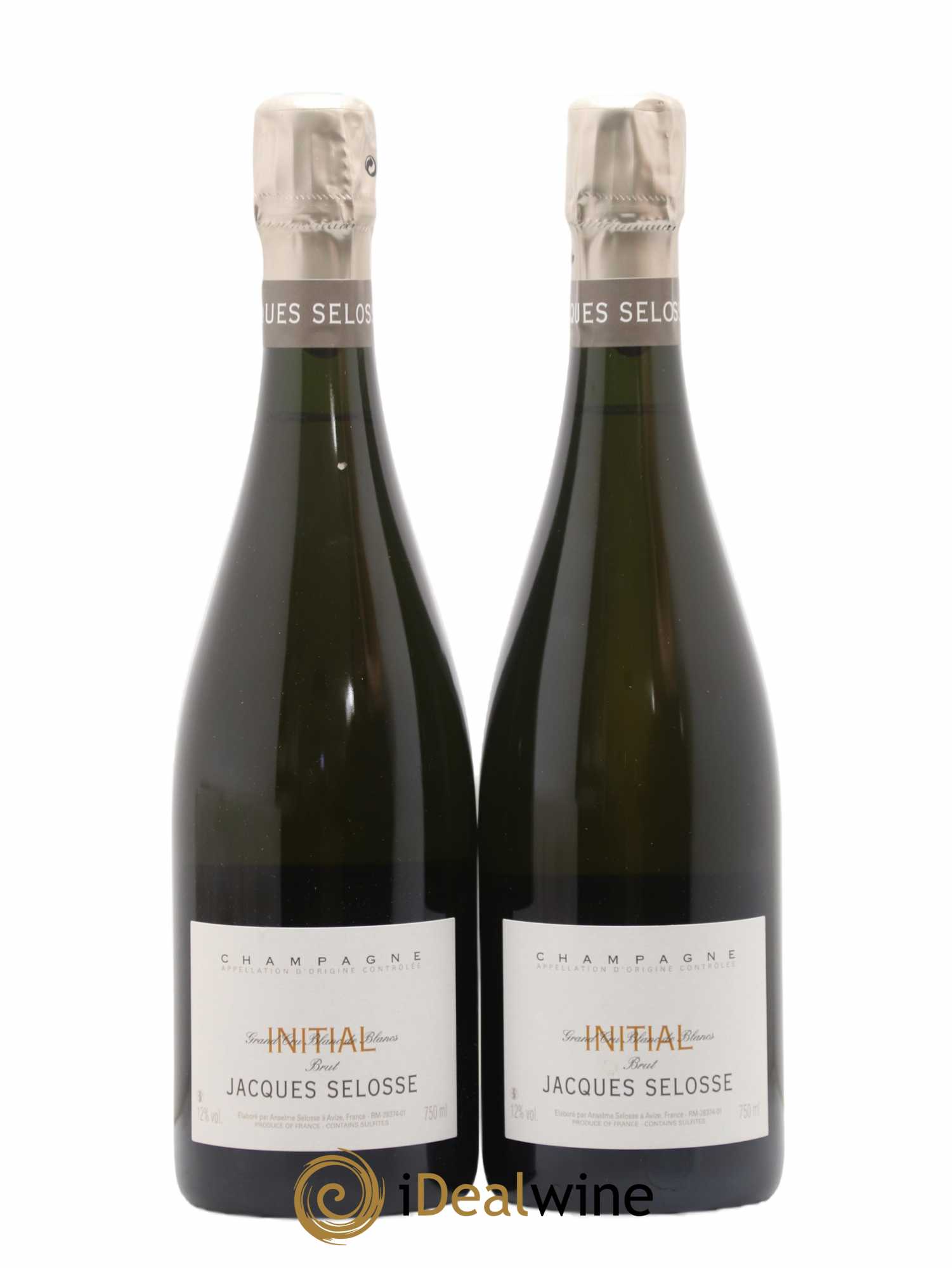 Initial Brut Jacques Selosse - Lot de 2 bouteilles - 0
