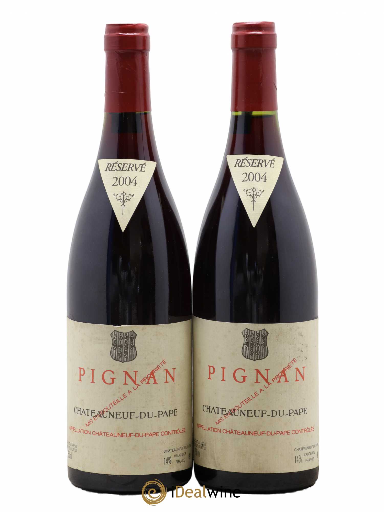 Châteauneuf-du-Pape Domaine de Pignan 2004 - Lot de 2 bouteilles - 0