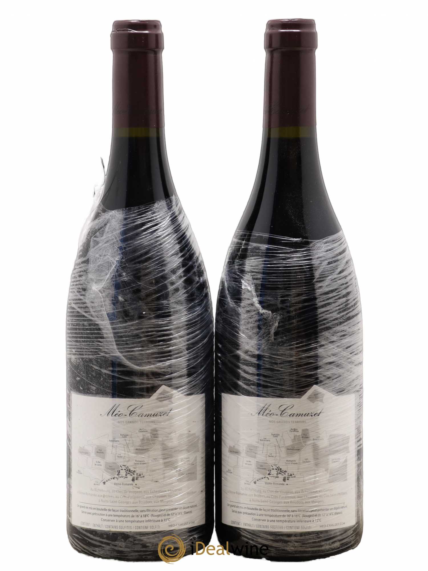 Clos de Vougeot Grand Cru Près le Cellier Méo-Camuzet (Domaine) 2017 - Lot de 2 bouteilles - 2