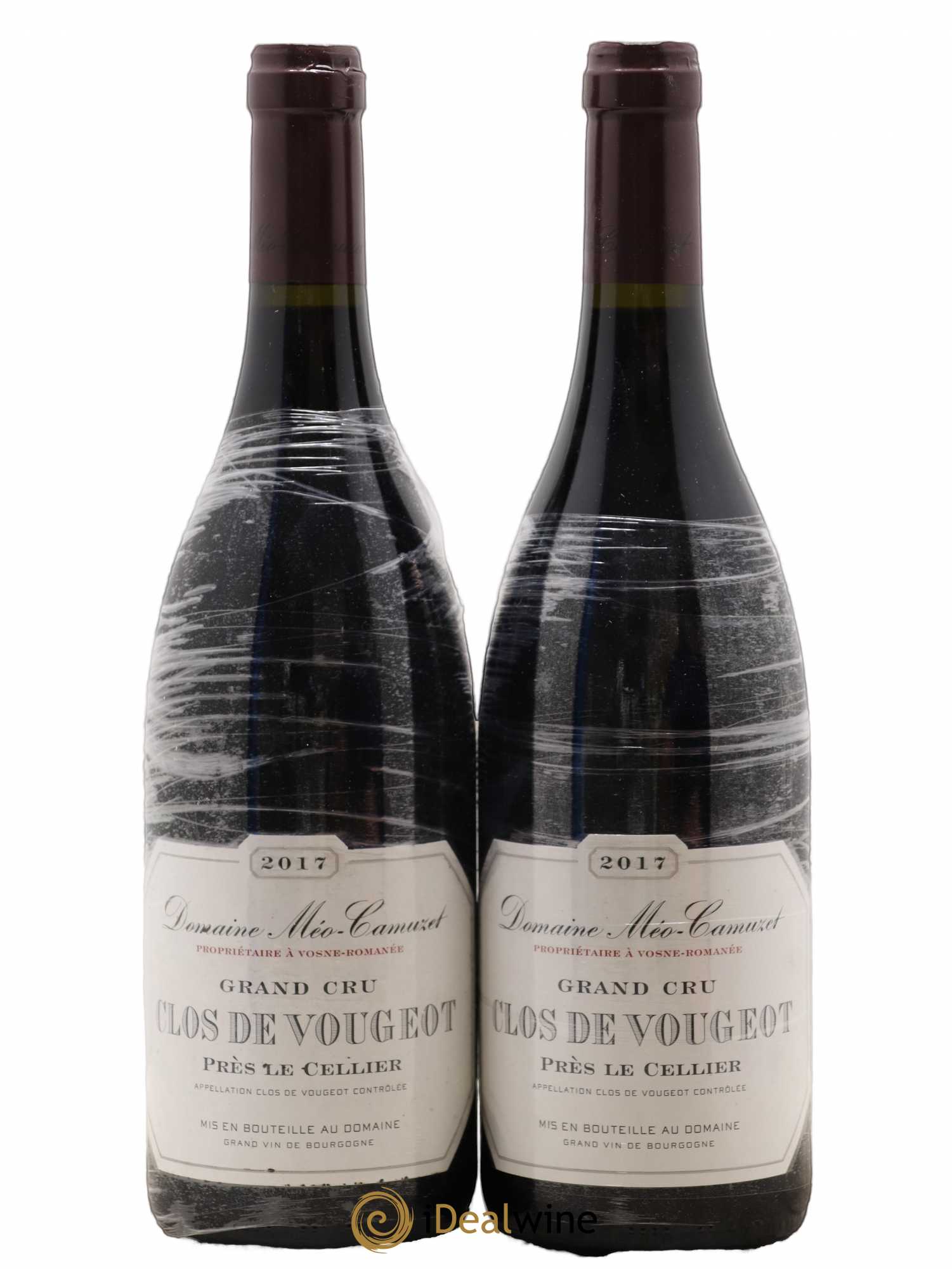 Clos de Vougeot Grand Cru Près le Cellier Méo-Camuzet (Domaine) 2017 - Lot de 2 bouteilles - 0