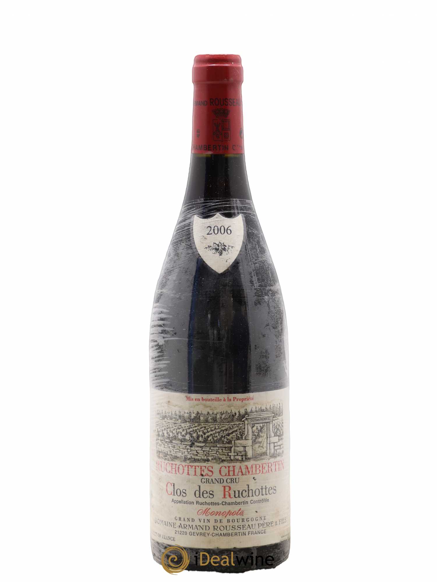 Ruchottes-Chambertin Grand Cru Clos des Ruchottes Armand Rousseau (Domaine) 2006 - Lot de 1 bouteille - 0